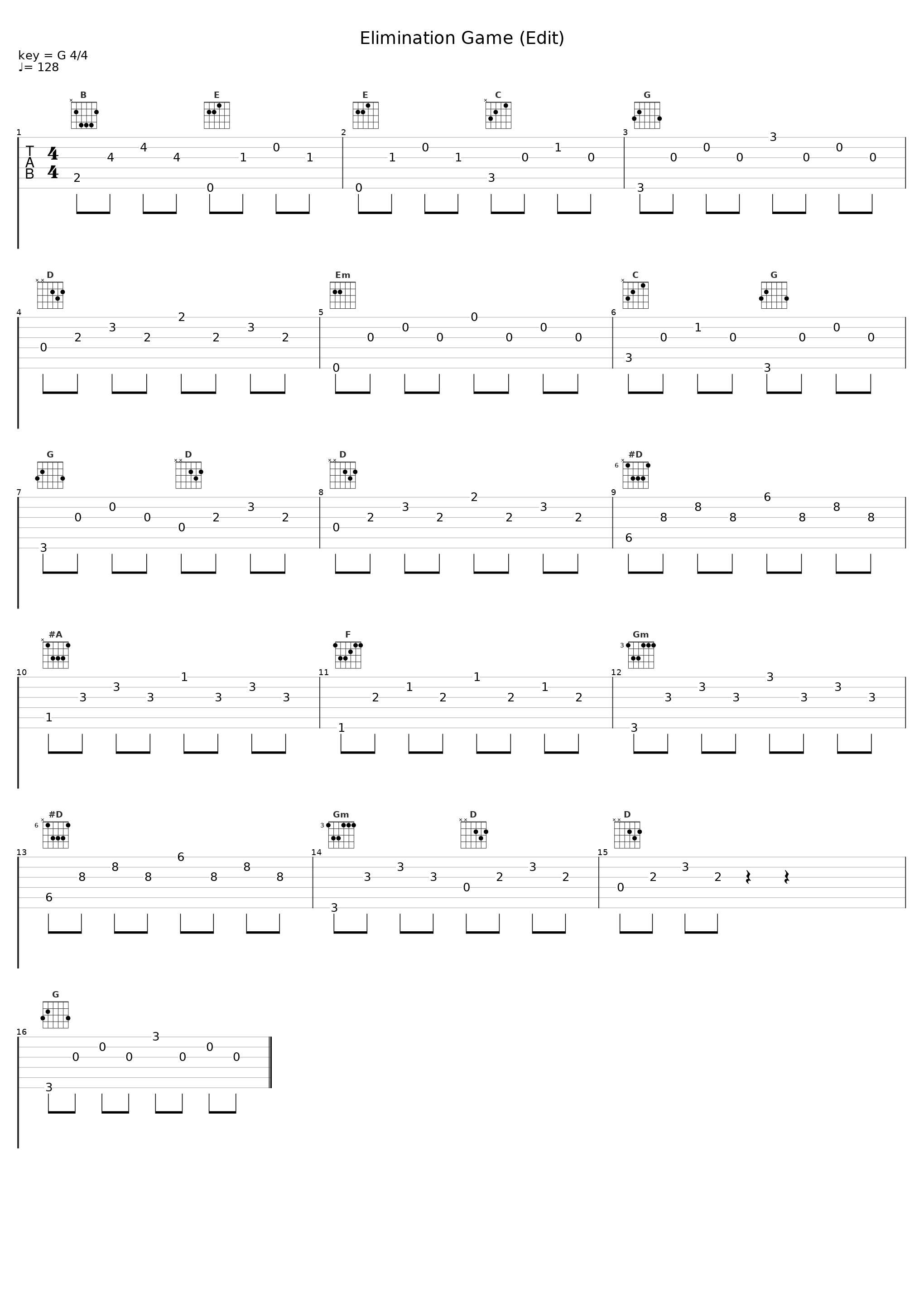 Elimination Game (Edit)_X-Ray Dog_1