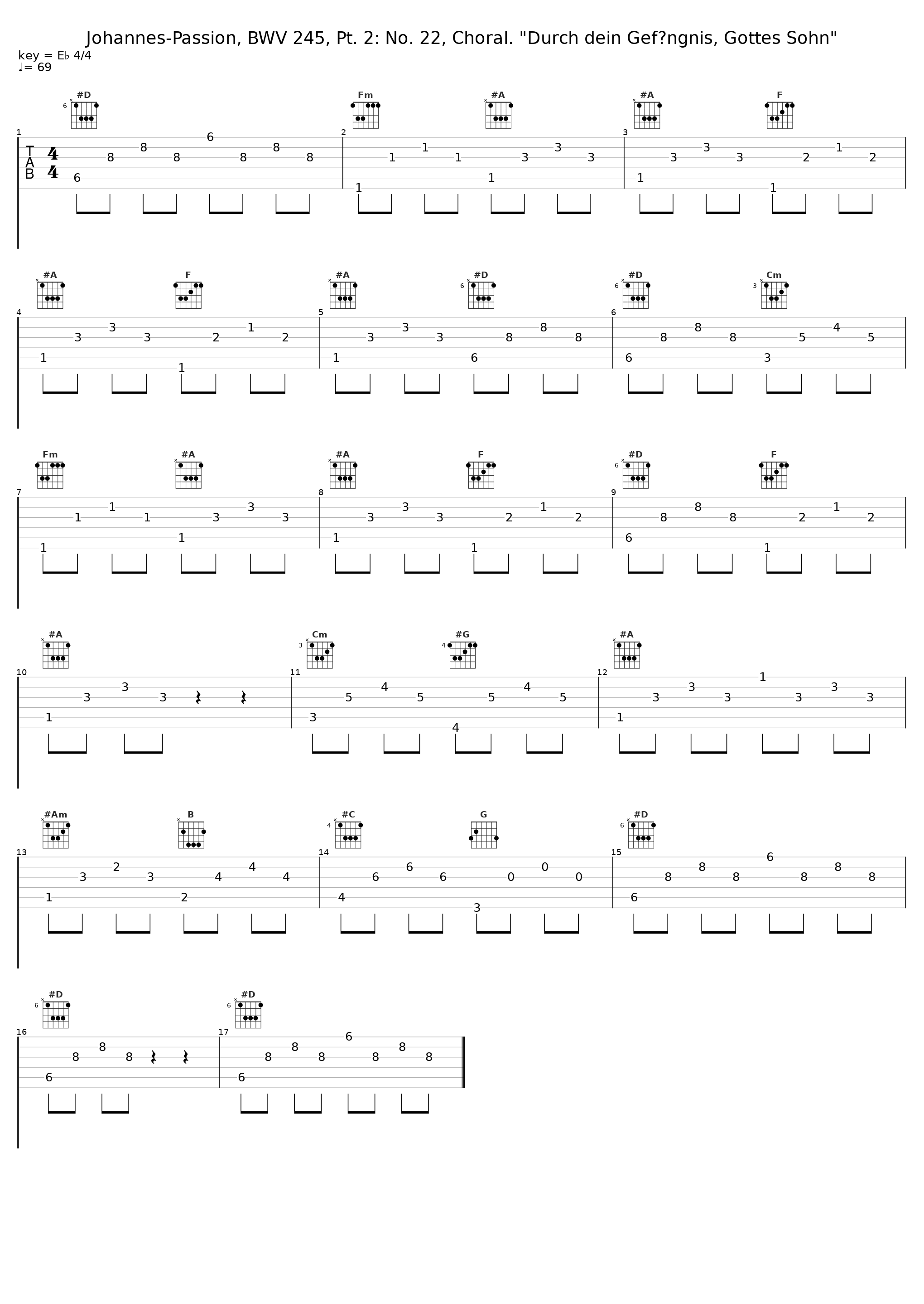 Johannes-Passion, BWV 245, Pt. 2: No. 22, Choral. "Durch dein Gefängnis, Gottes Sohn"_Hans Gillesberger,Nikolaus Harnoncourt,Chorus Viennensis,Concentus Musicus Wien,Wiener Sängerknaben_1