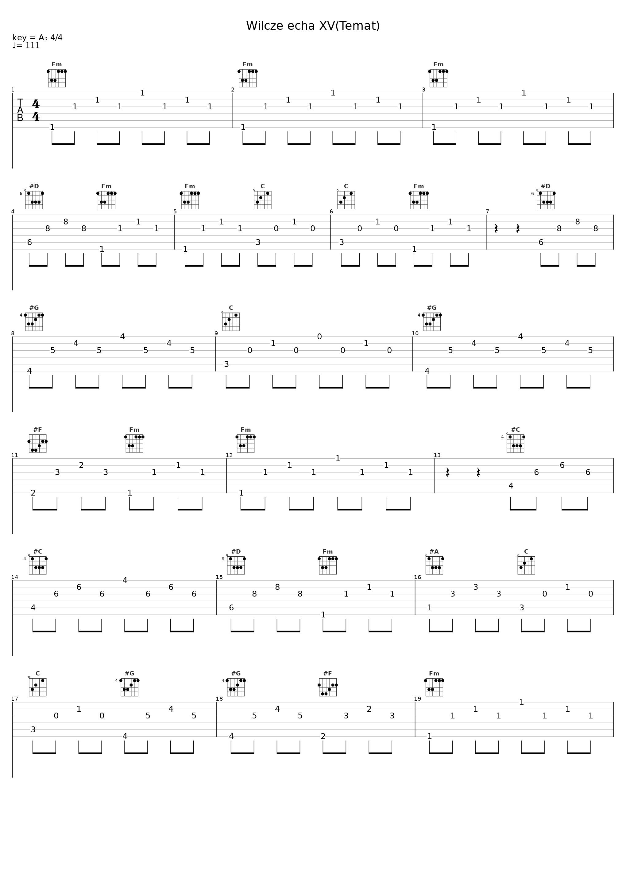 Wilcze echa XV(Temat)_Wojciech Kilar,Konrad Bryzek_1