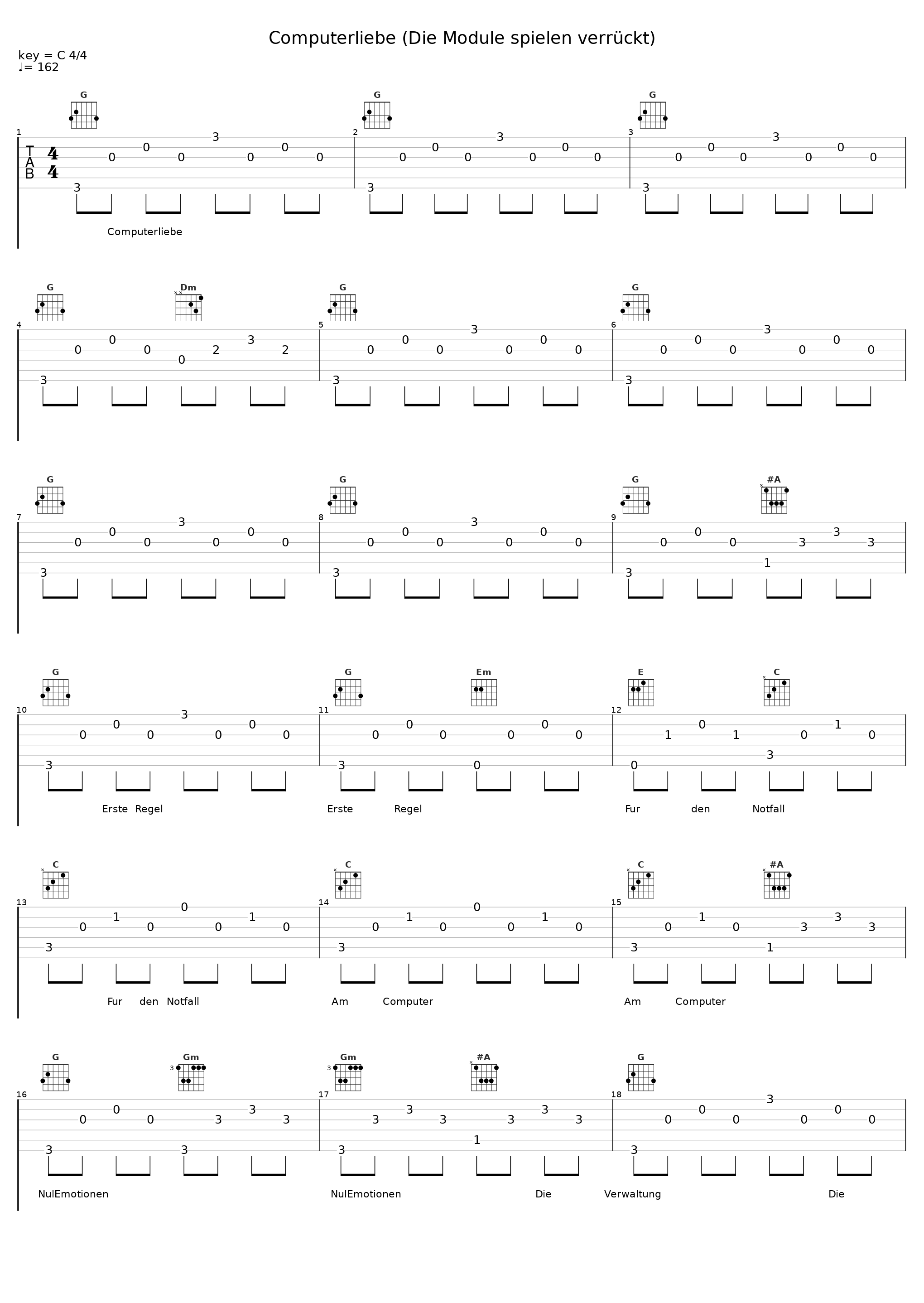 Computerliebe (Die Module spielen verrückt)_Paso Doble_1