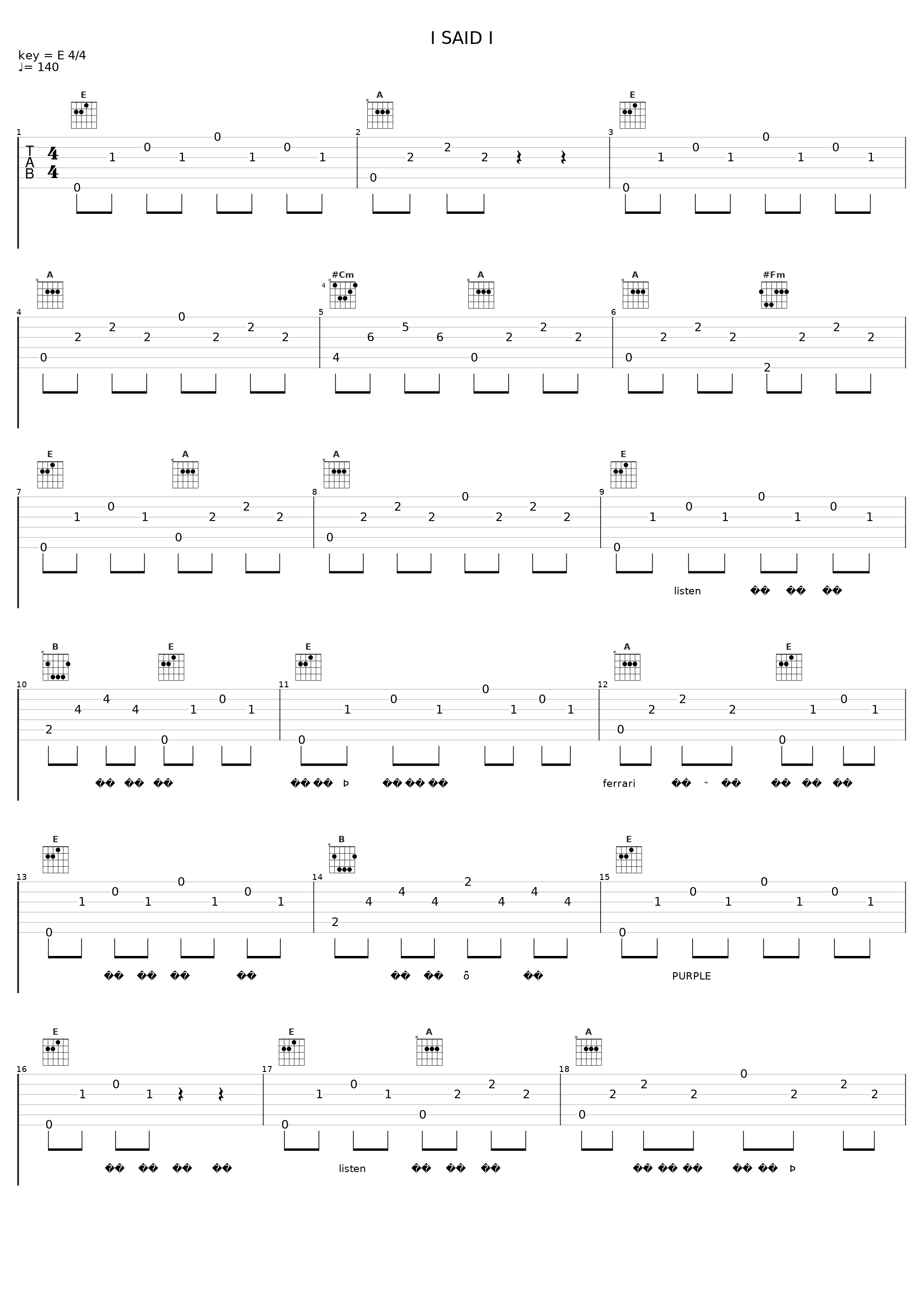 I SAID I_掌嘴,LiiKen立言,Rick_W_1
