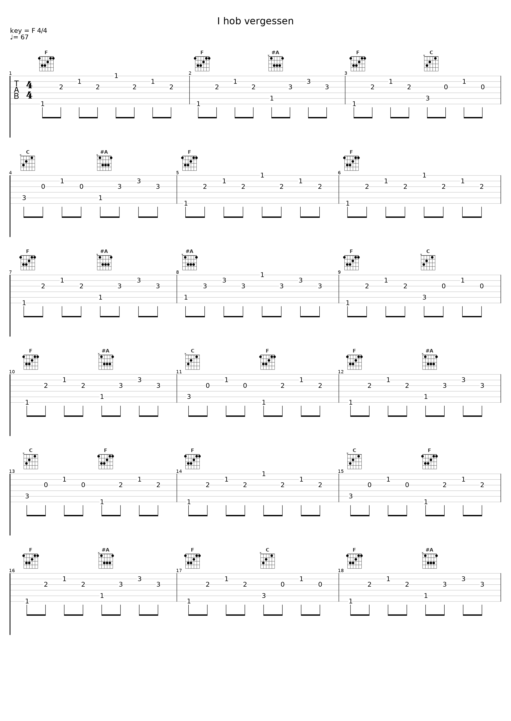 I hob vergessen_Haindling_1