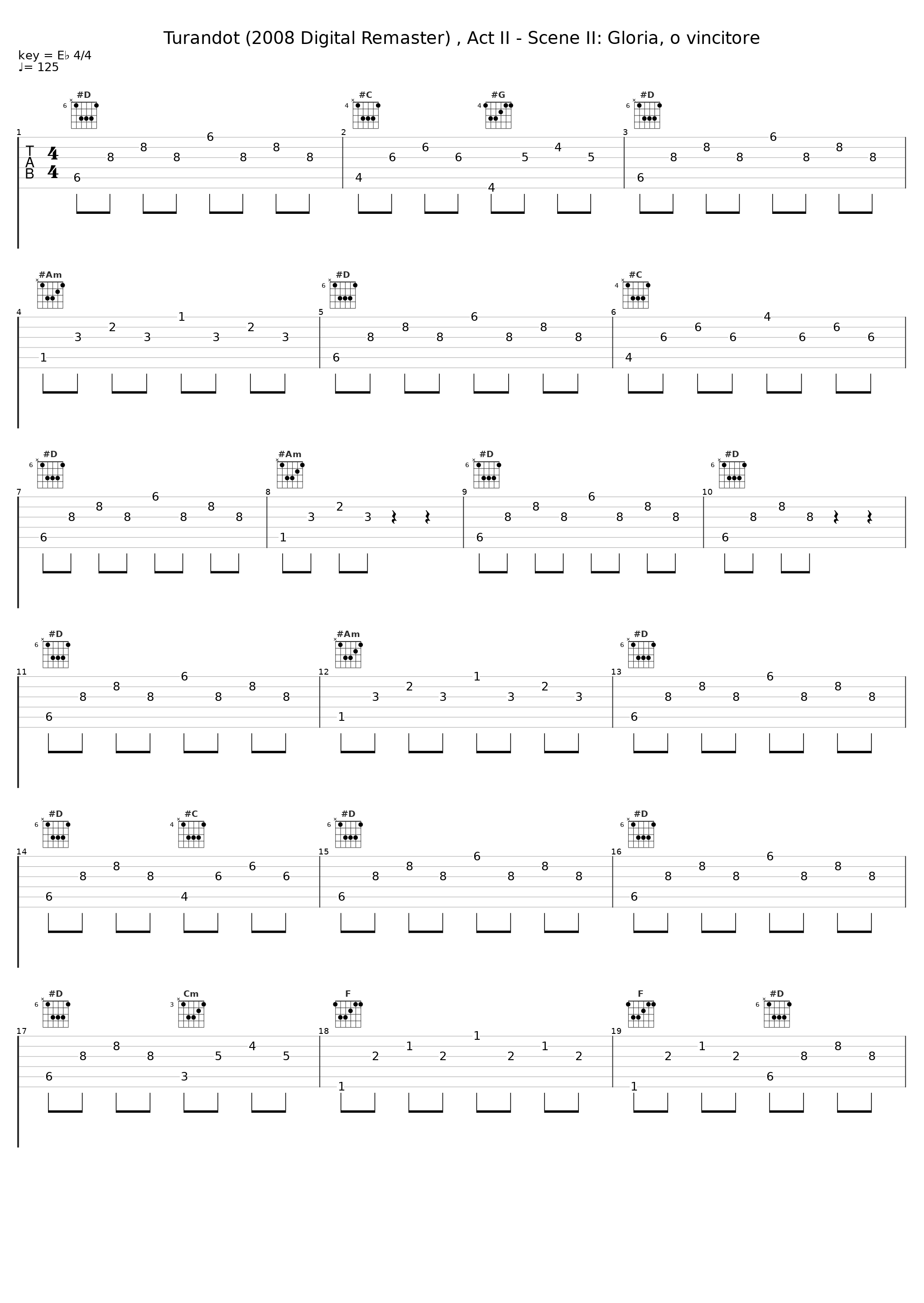 Turandot (2008 Digital Remaster) , Act II - Scene II: Gloria, o vincitore_Maria Callas,Eugenio Fernandi,Elisabeth Schwarzkopf,Giuseppe Nessi,Nicola Zaccaria,Tul,Elisabetta Fusco,Giulio Mauri,Coro Del Teatro Alla Scala Di Milano,Pinuccia Perotti,Piero De Palma,Renato Ercolani,Orchestra del Teatro alla Scala di Milano,Mario Borri_1