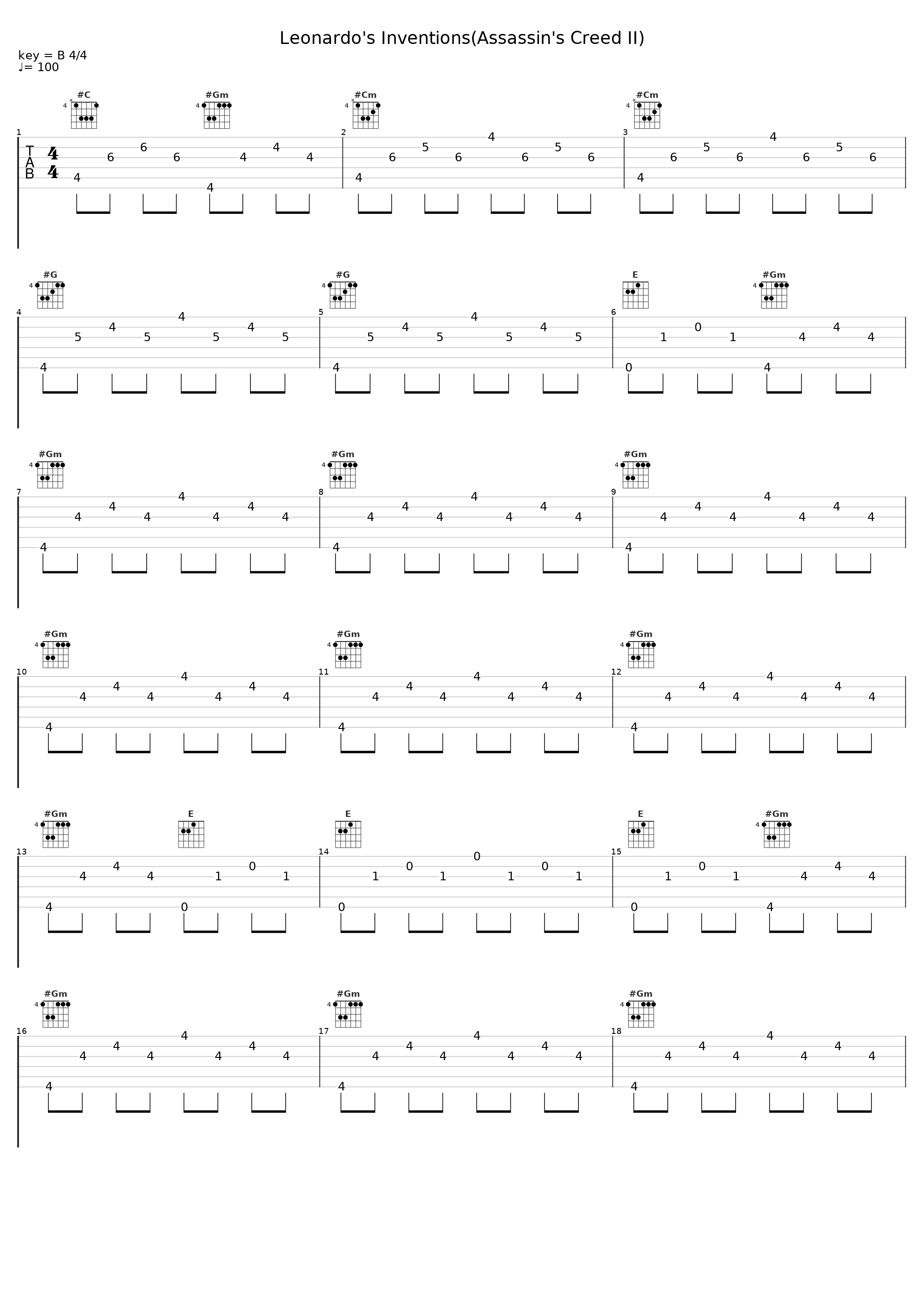 Leonardo's Inventions(Assassin's Creed II)_David Russell,ChequerChequer,TeraCMusic_1