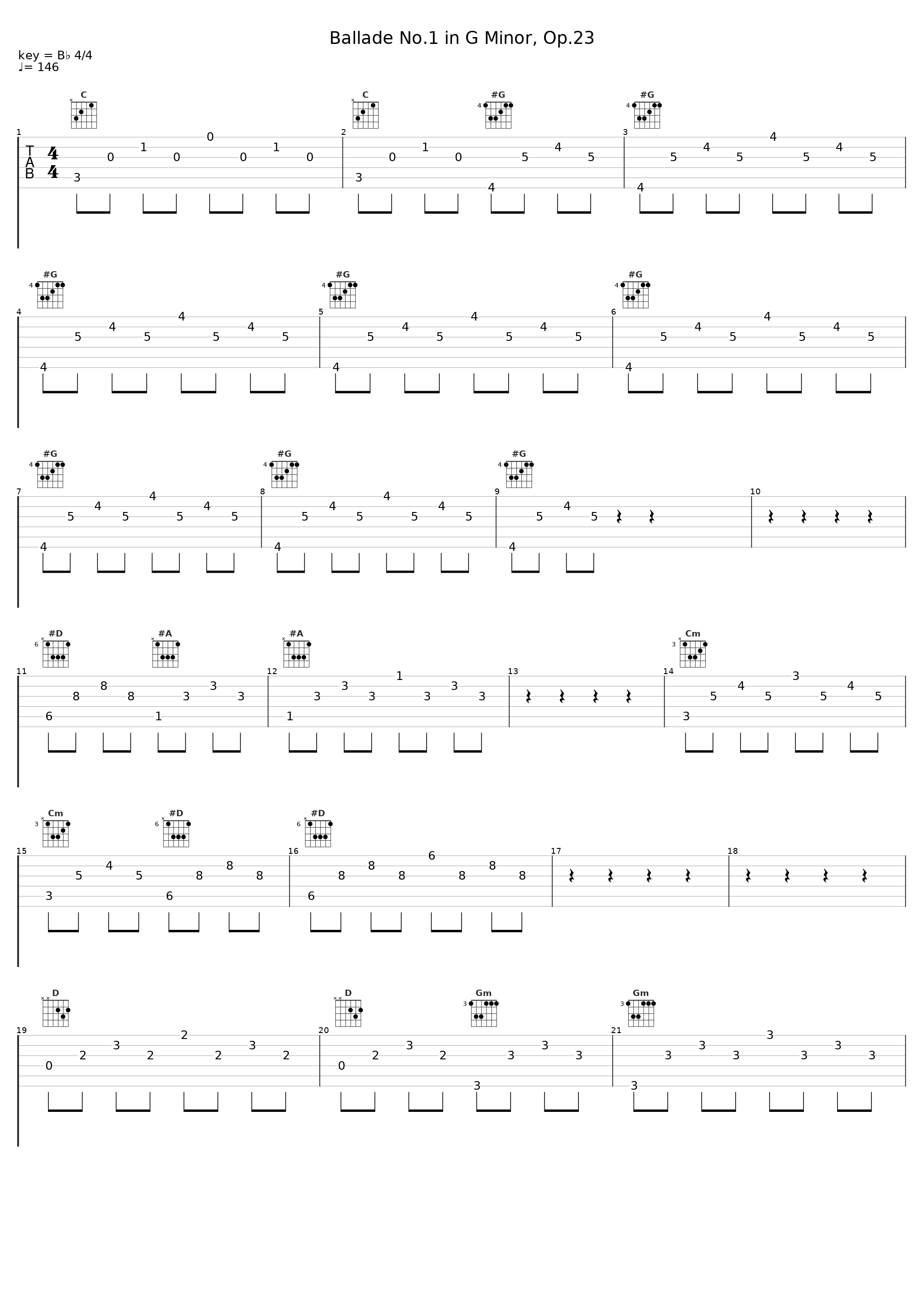 Ballade No.1 in G Minor, Op.23_Emiliano Bucci,Frédéric Chopin_1