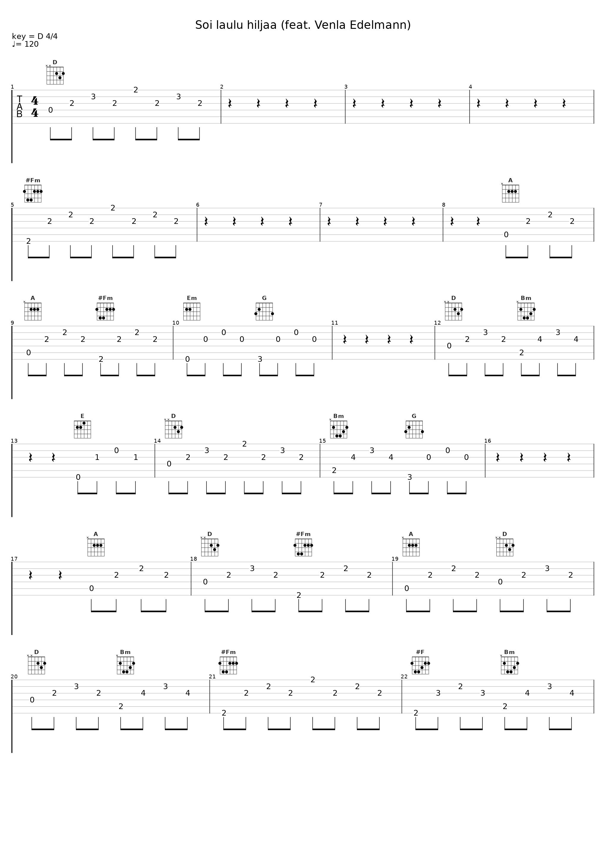 Soi laulu hiljaa (feat. Venla Edelmann)_Samuli Edelmann,Venla Edelmann_1