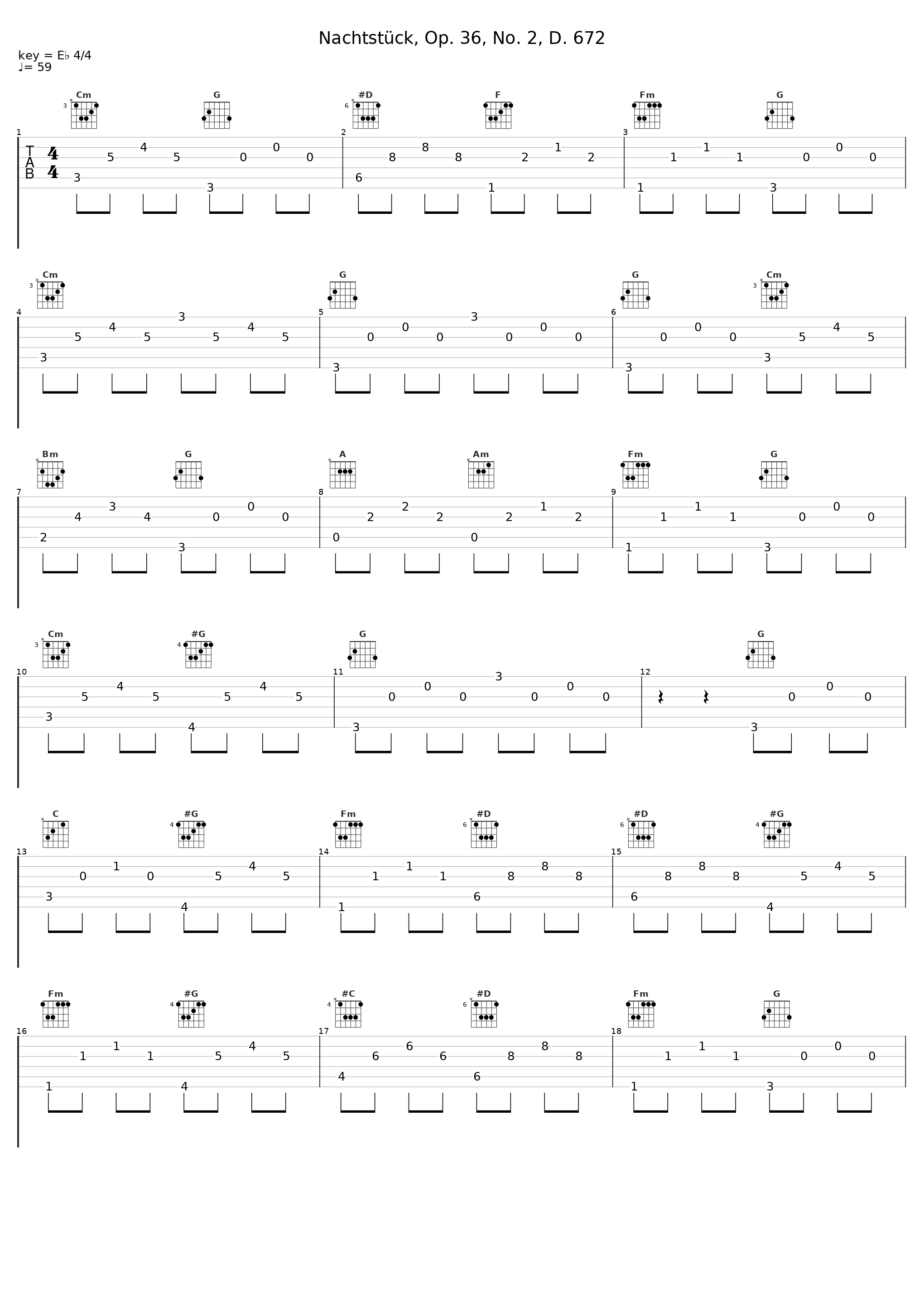 Nachtstück, Op. 36, No. 2, D. 672_Fritz Wunderlich,Hubert Giesen_1