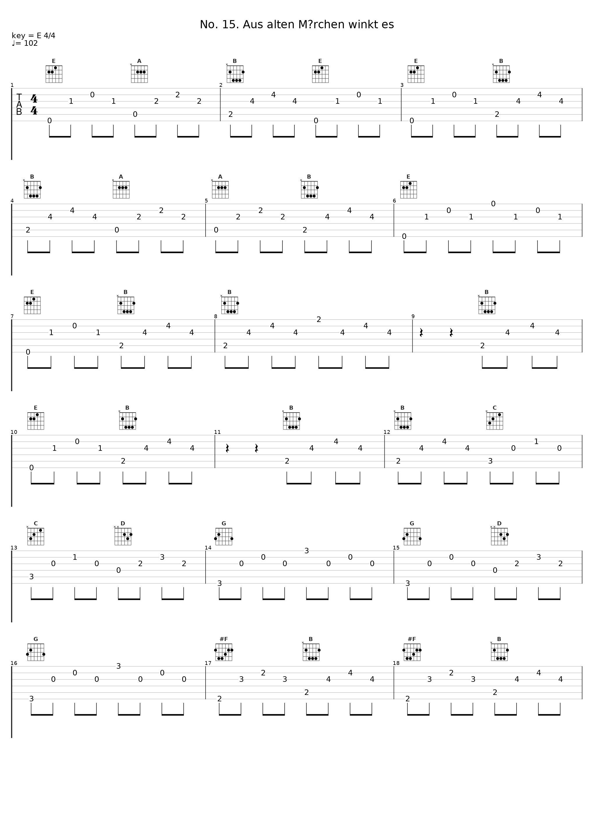 No. 15. Aus alten Märchen winkt es_Fritz Wunderlich,Hubert Giesen_1