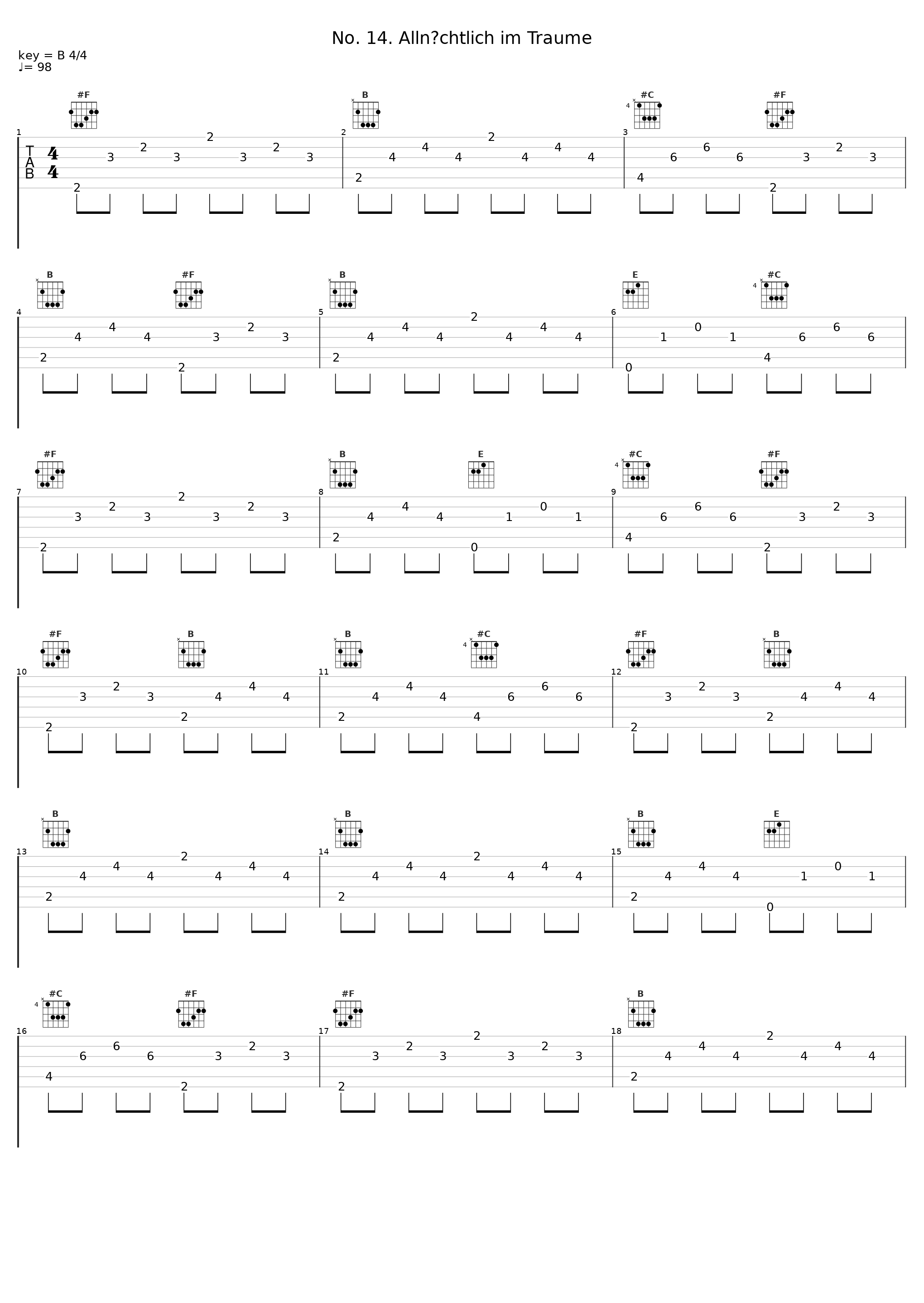 No. 14. Allnächtlich im Traume_Fritz Wunderlich,Hubert Giesen_1