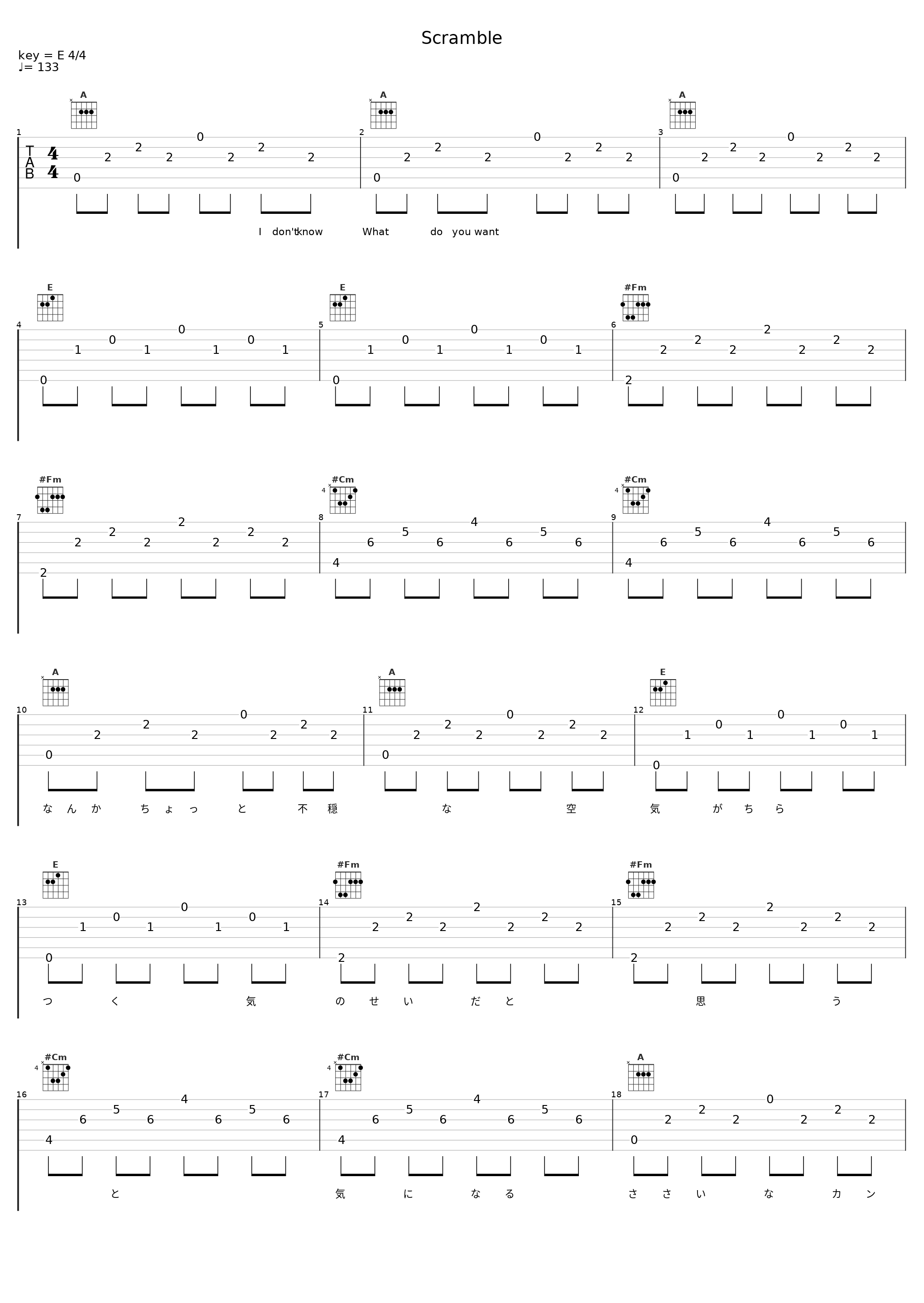 Scramble_米仓千寻_1