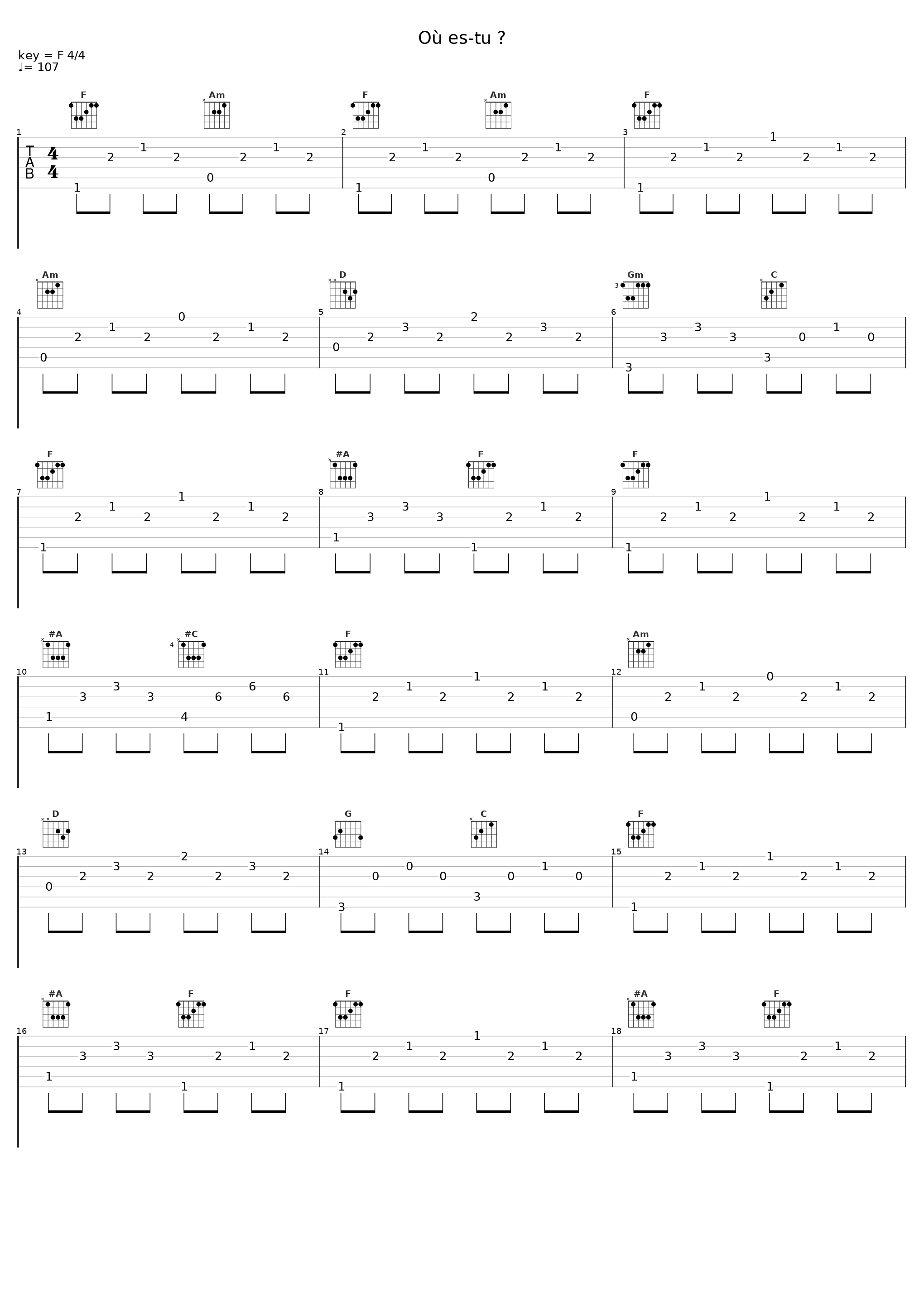 Où es-tu ?_Michel Berger_1