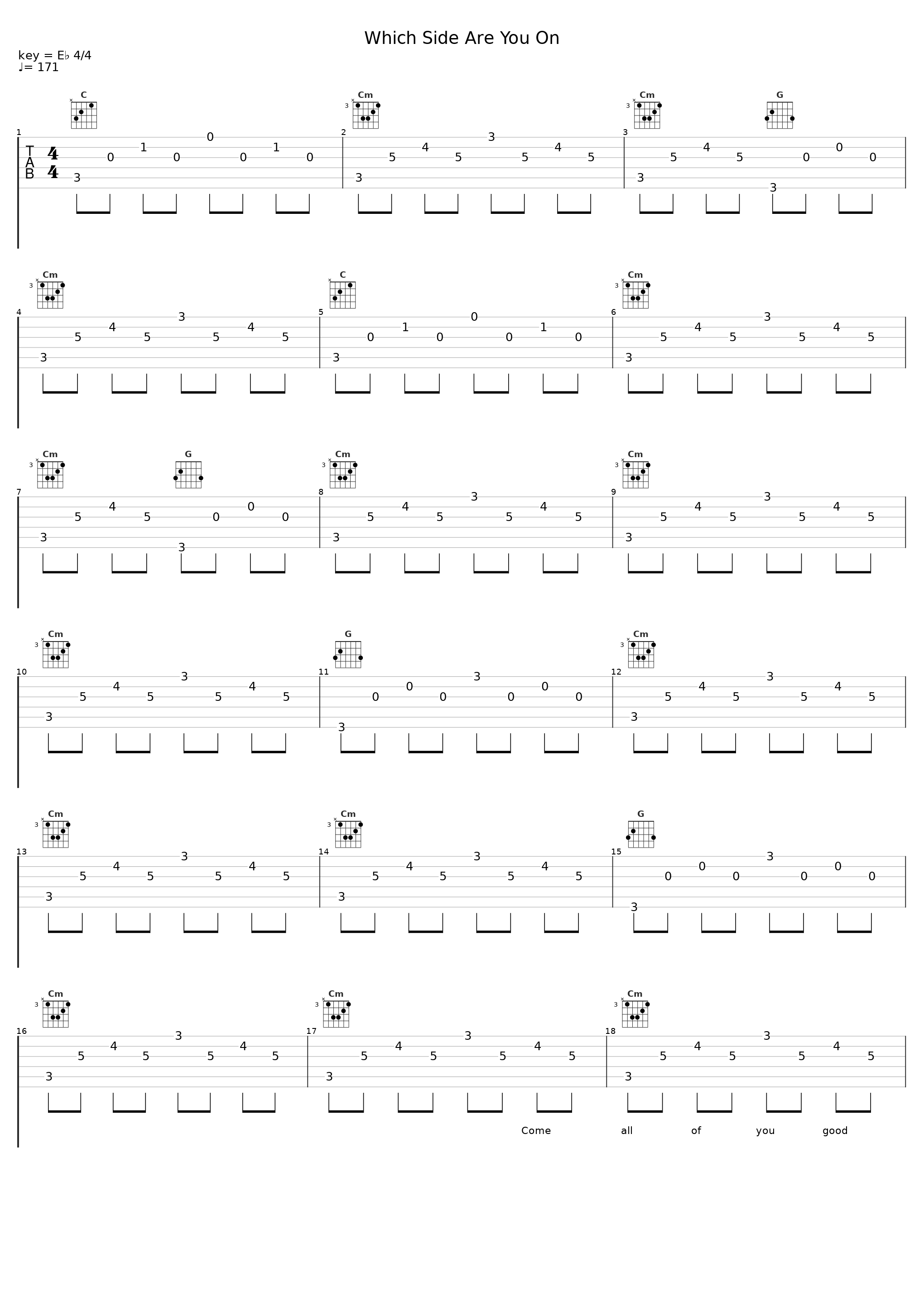 Which Side Are You On_The Almanac Singers_1