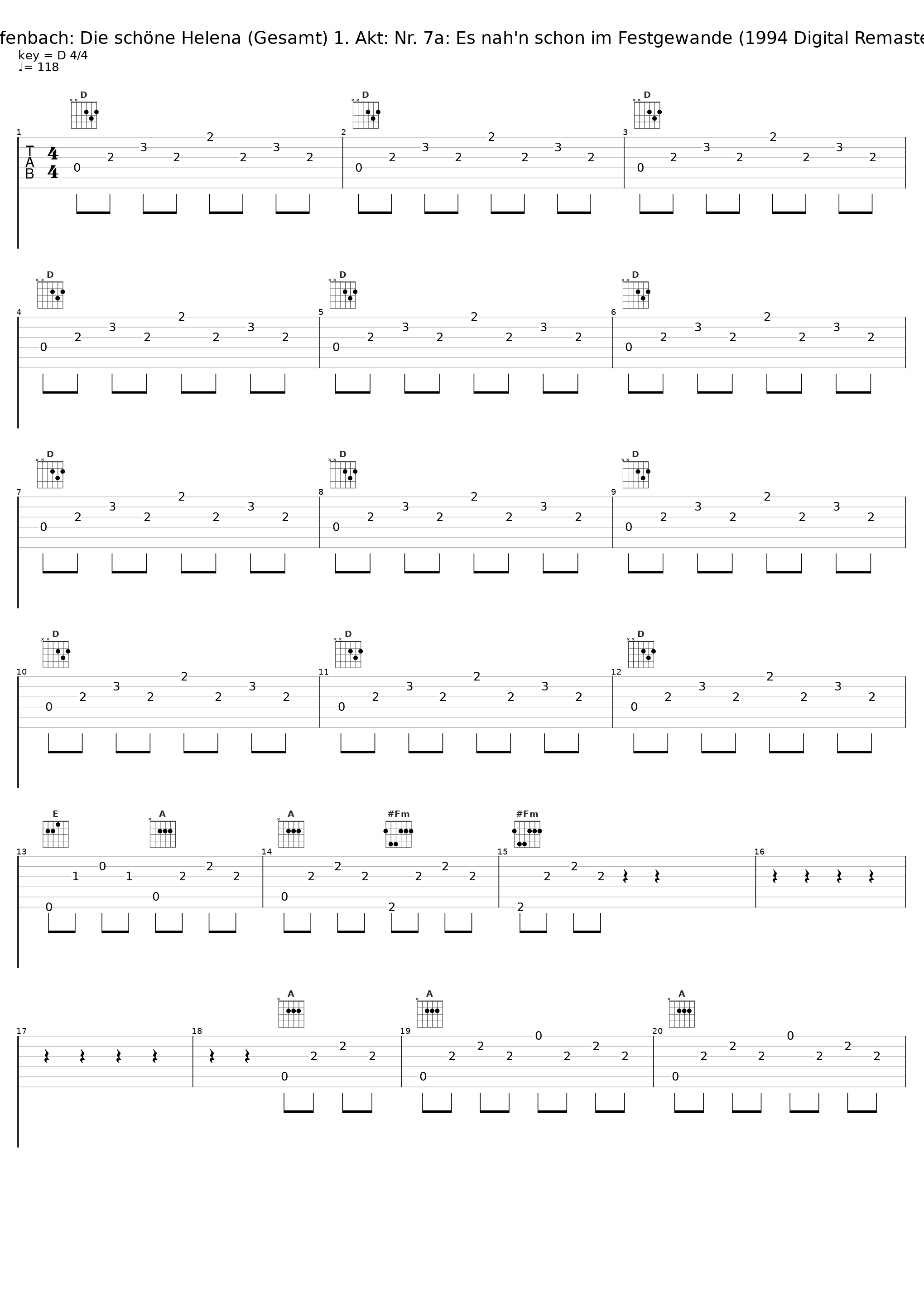 Offenbach: Die schöne Helena (Gesamt) 1. Akt: Nr. 7a: Es nah'n schon im Festgewande (1994 Digital Remaster)_Chor des Bayerischen Rundfunks,Willy Mattes_1