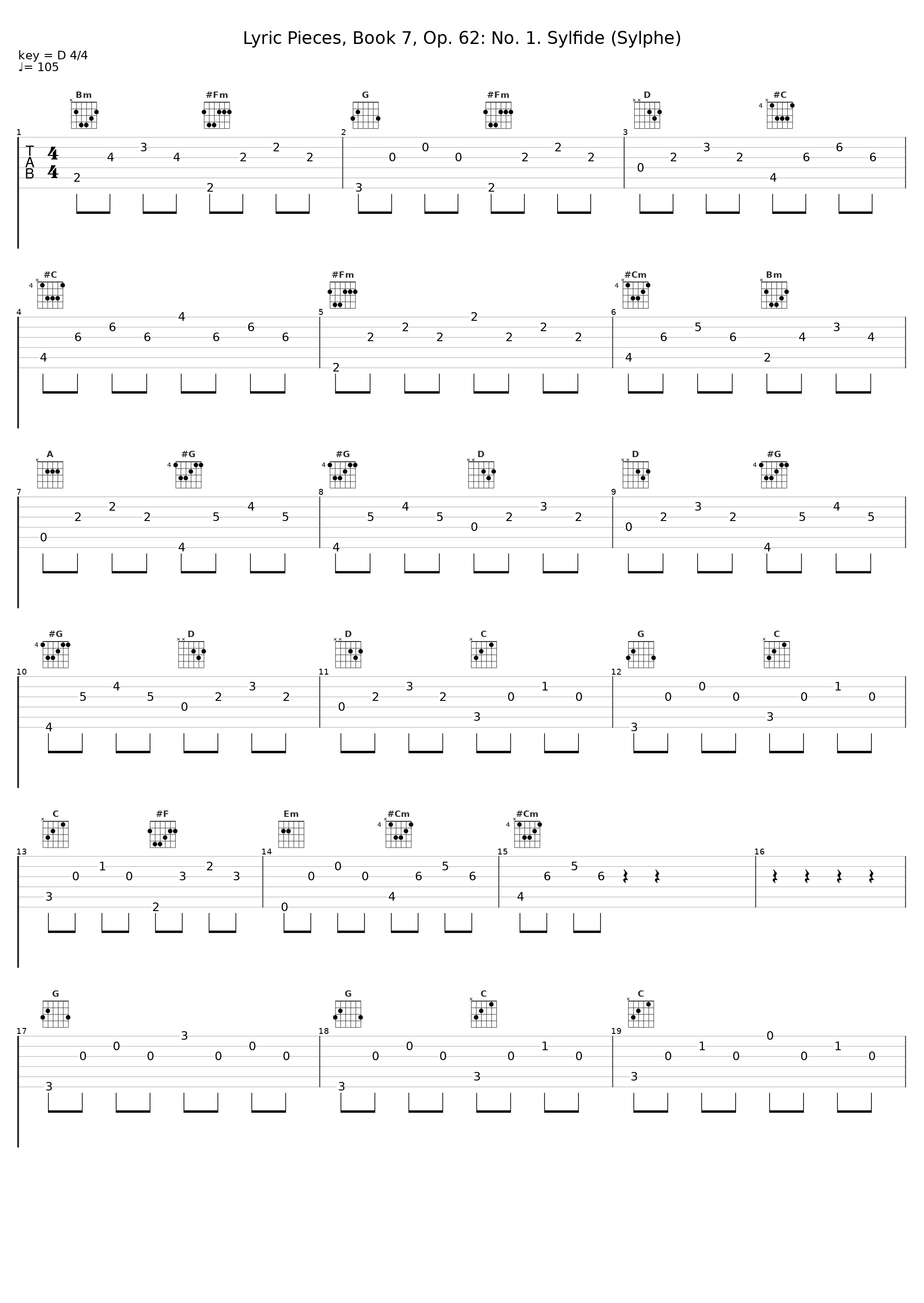 Lyric Pieces, Book 7, Op. 62: No. 1. Sylfide (Sylphe)_Marián Lapšanský_1