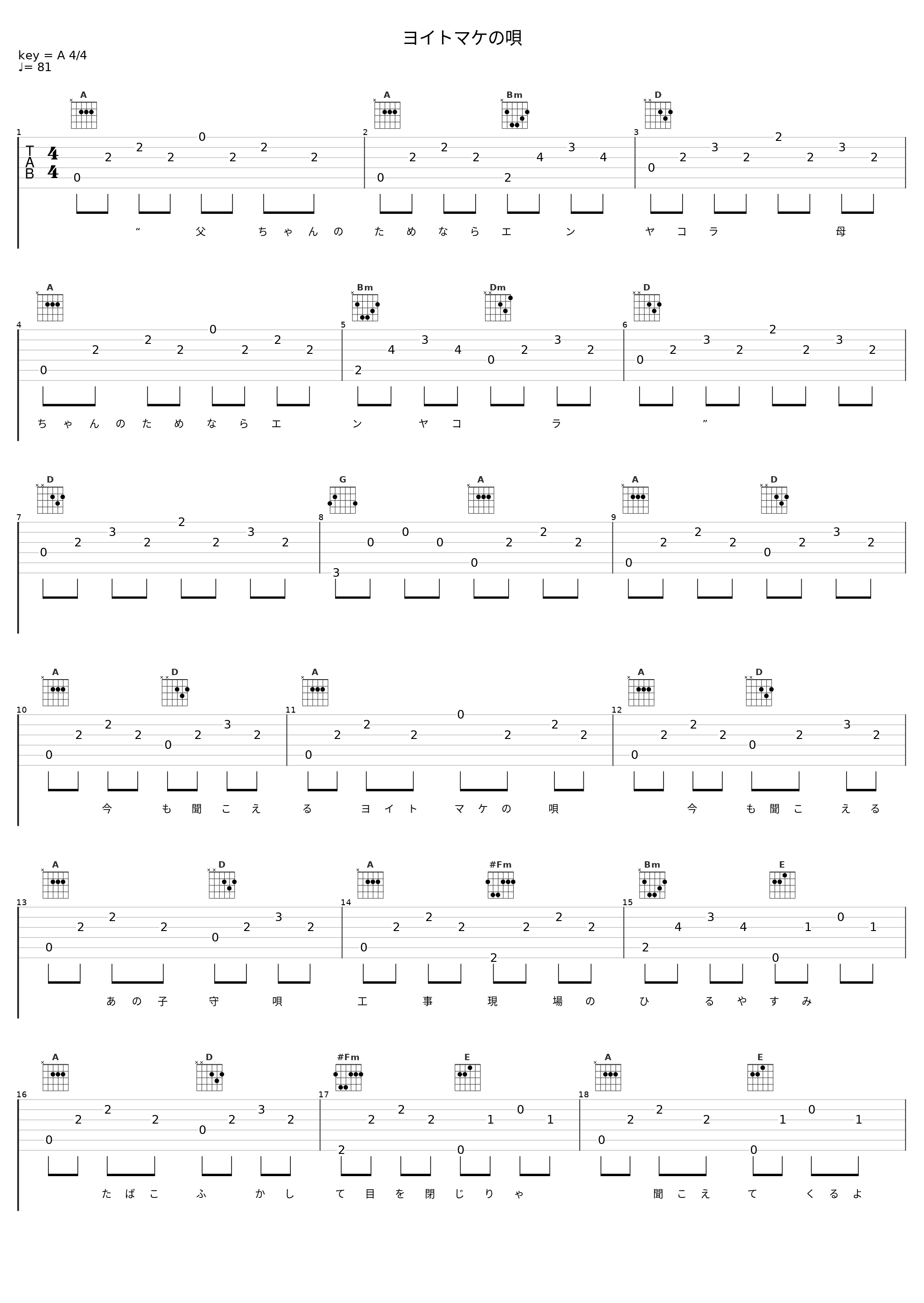 ヨイトマケの唄_槇原敬之_1