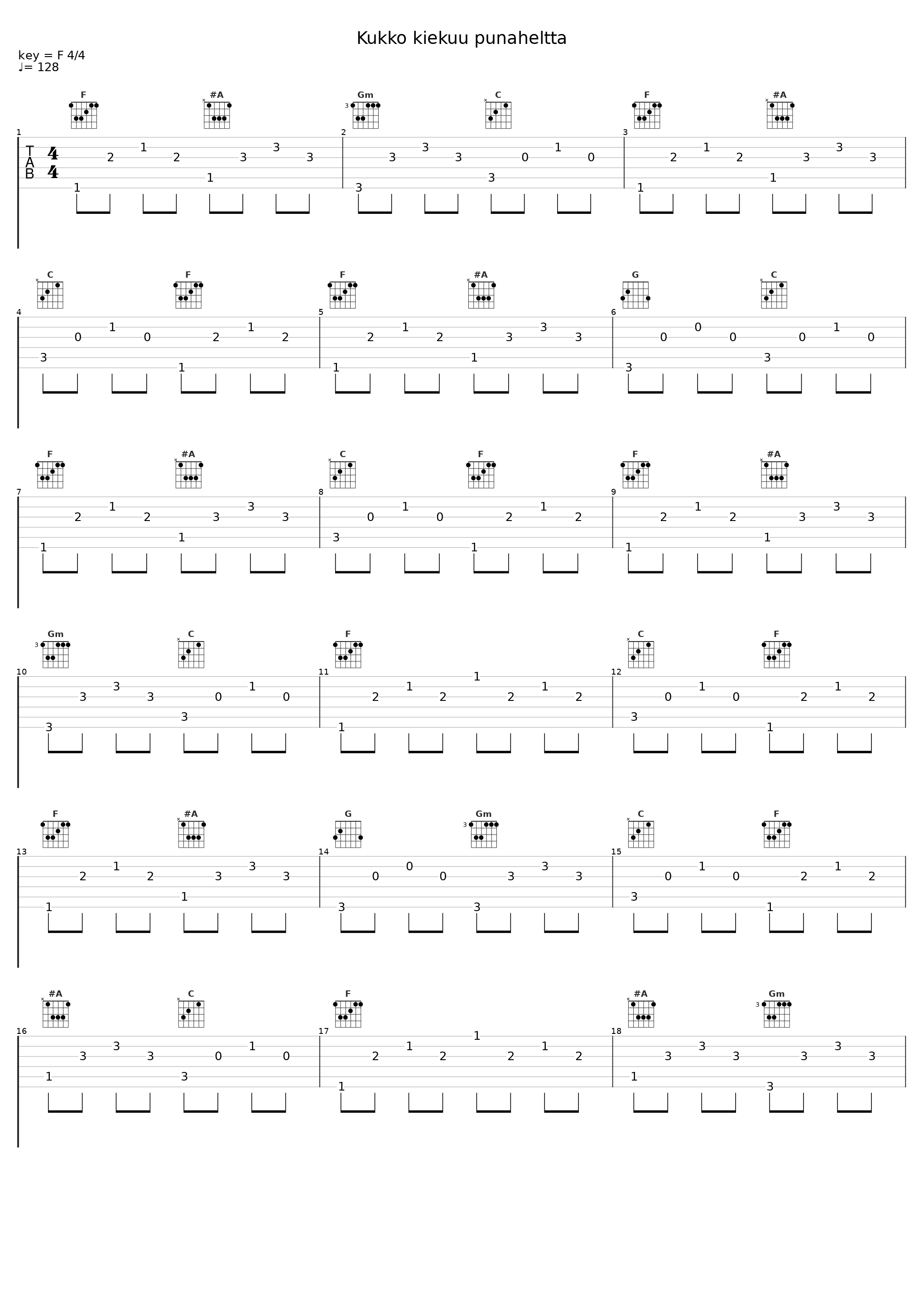 Kukko kiekuu punaheltta_Markku Suominen_1