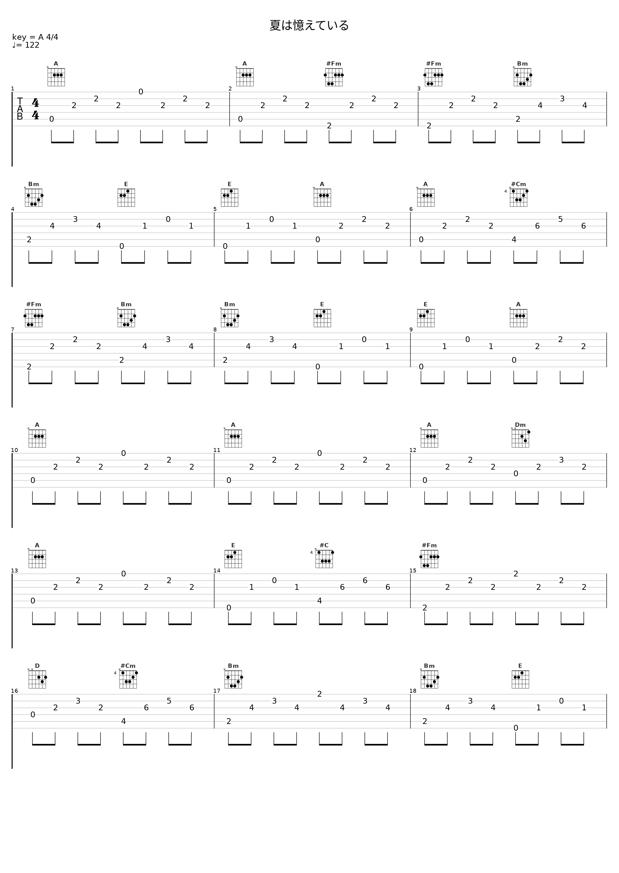 夏は憶えている_槇原敬之_1