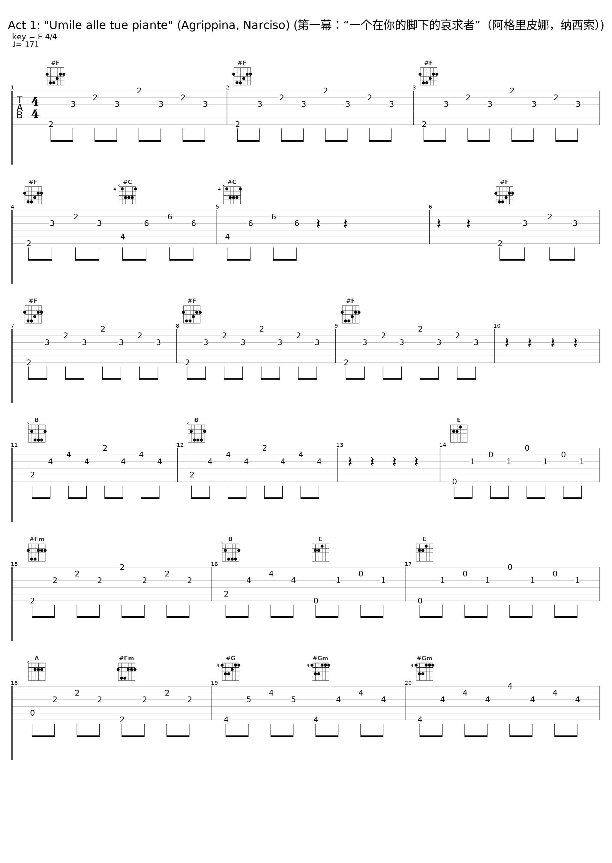 Act 1: "Umile alle tue piante" (Agrippina, Narciso) (第一幕：“一个在你的脚下的哀求者”（阿格里皮娜，纳西索）)_Joyce DiDonato_1