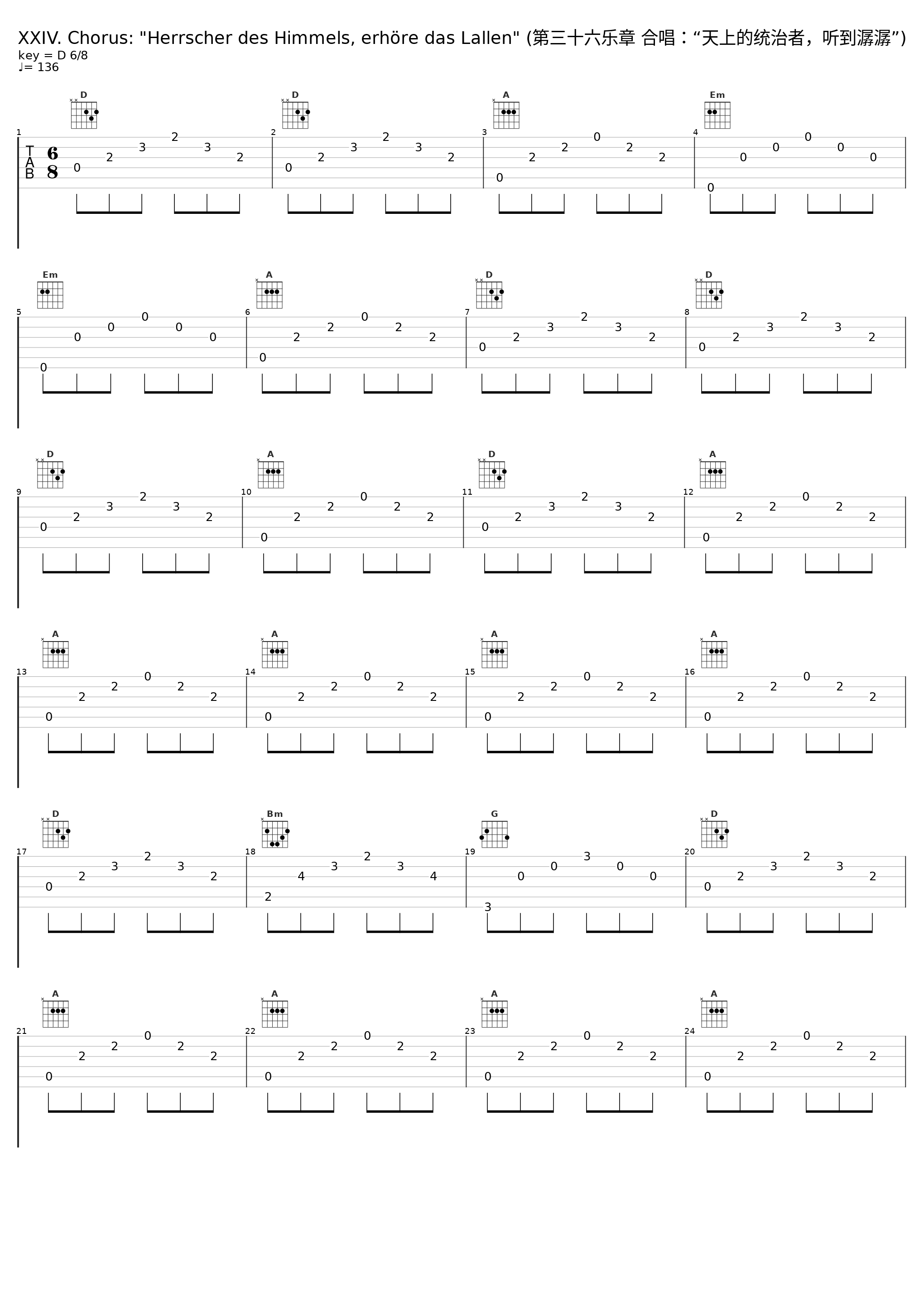 XXIV. Chorus: "Herrscher des Himmels, erhöre das Lallen" (第三十六乐章 合唱：“天上的统治者，听到潺潺”)_English Baroque Soloists,John Eliot Gardiner,Monteverdi Choir_1