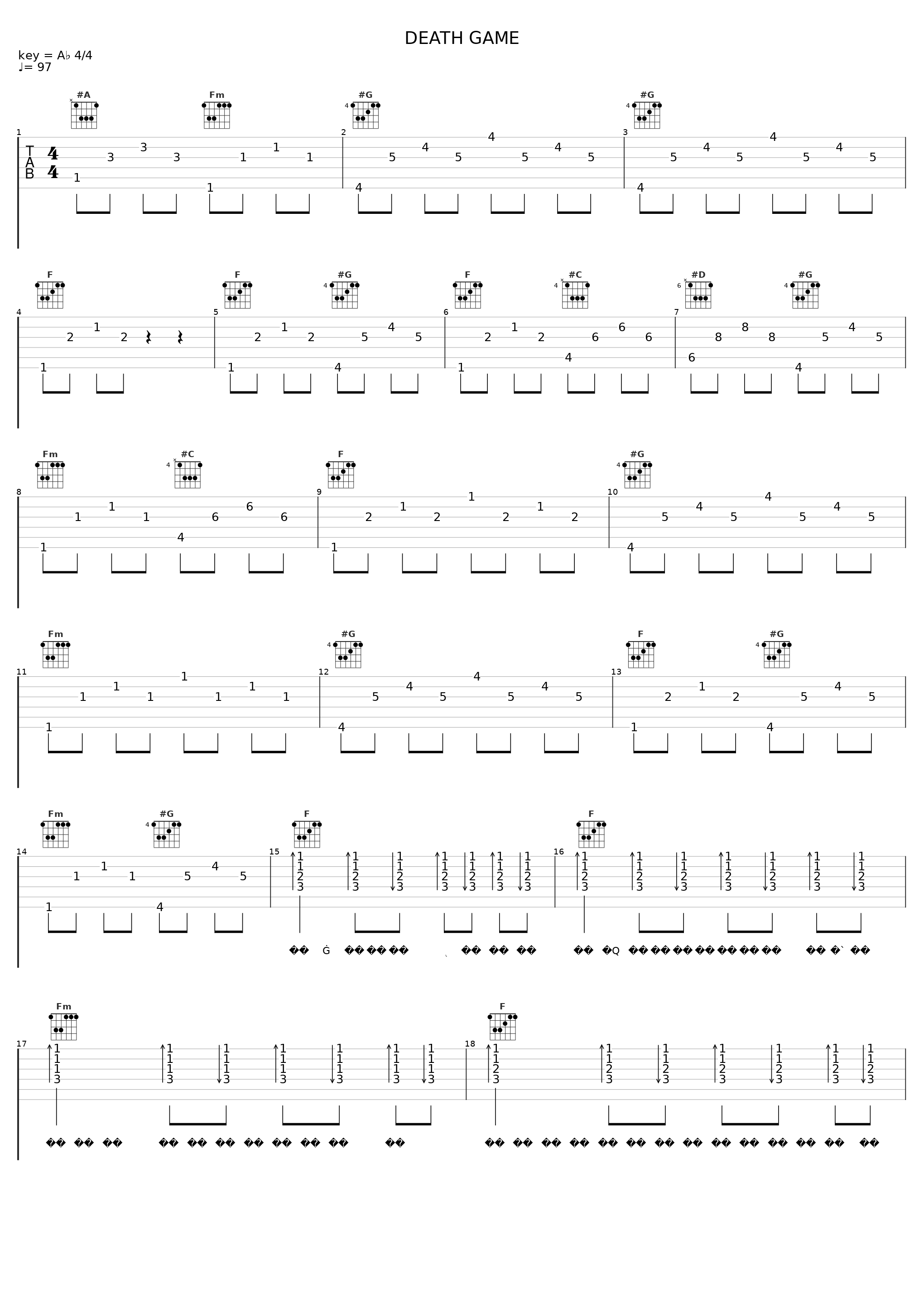 DEATH GAME_Sex Machineguns_1