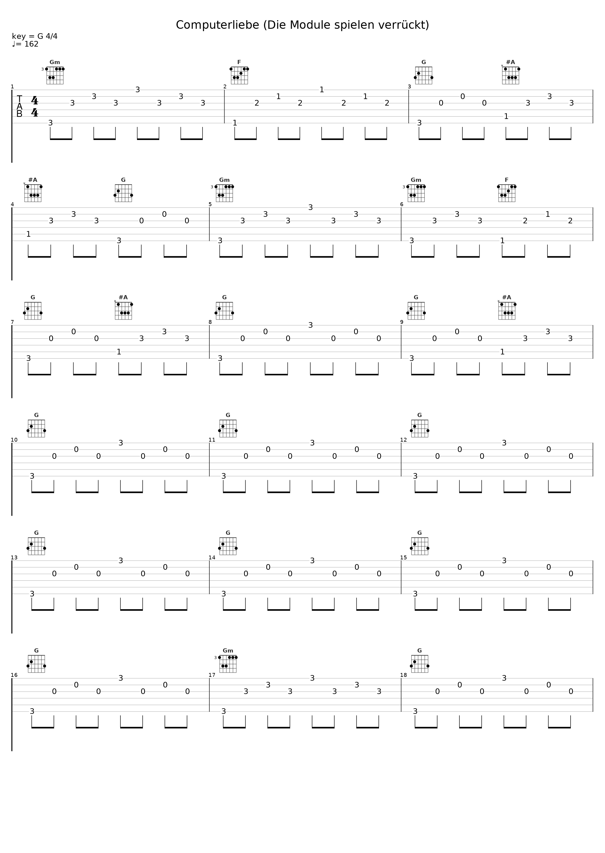 Computerliebe (Die Module spielen verrückt)_Paso Doble_1