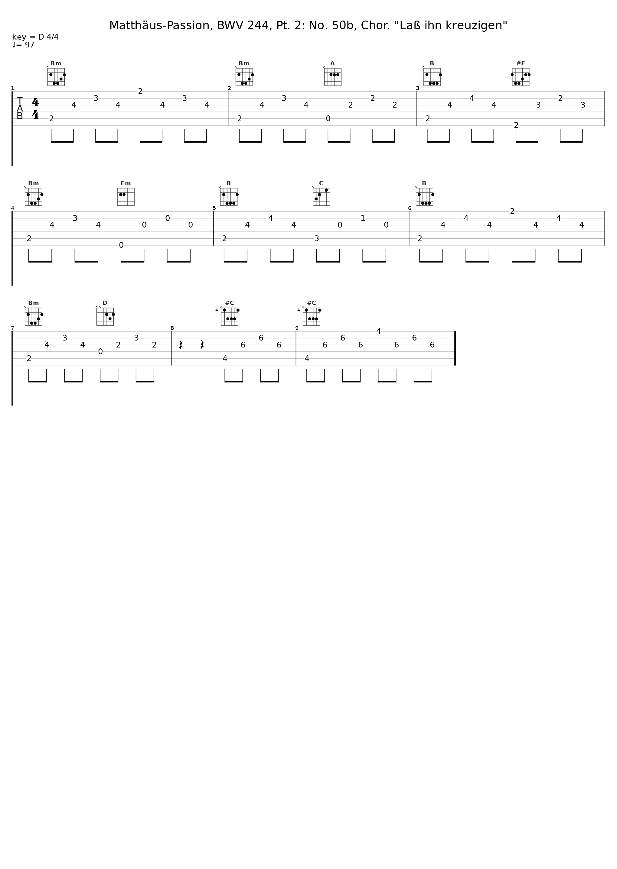 Matthäus-Passion, BWV 244, Pt. 2: No. 50b, Chor. "Laß ihn kreuzigen"_Theo Altmeyer,Franz Crass,Teresa Zylis-Gara,Julia Hamari,Nicolai Gedda,Hermann Prey,Hans Sotin,Suddeutscher Madrigalchor,Consortium Classicum,Wolfgang Gonnenwein_1