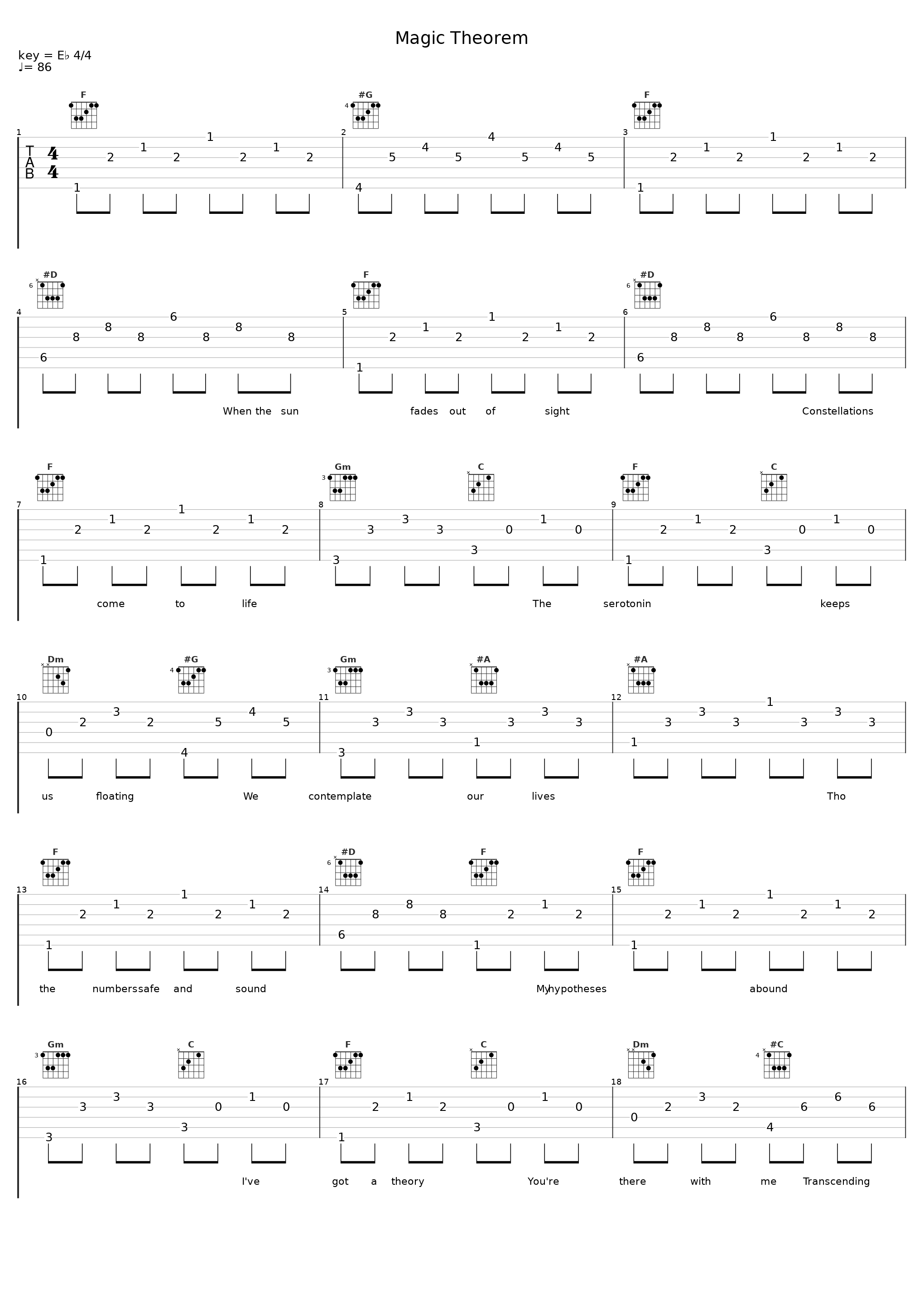 Magic Theorem_塞壬唱片-MSR,Adam Gubman,Sarah Kang_1