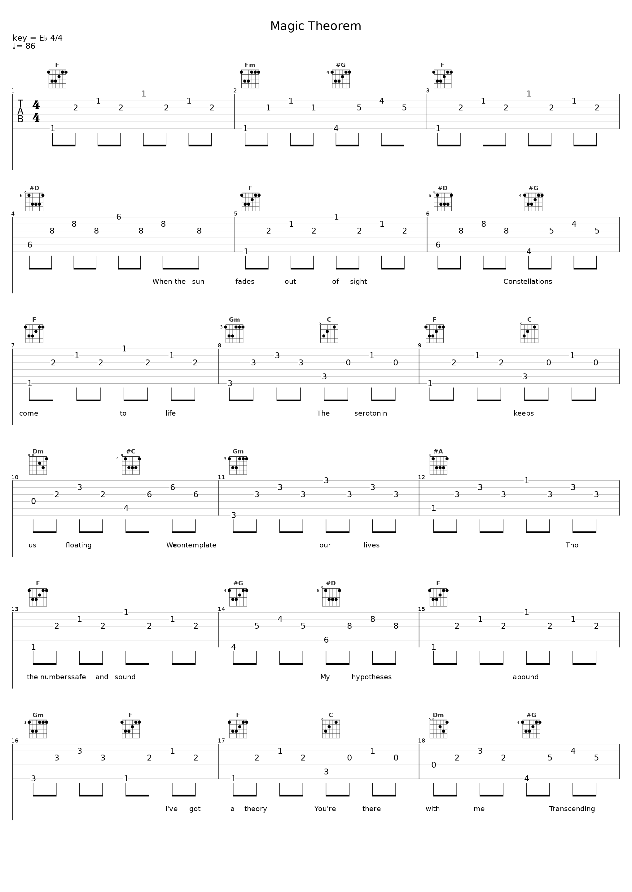 Magic Theorem_塞壬唱片-MSR,Adam Gubman,Sarah Kang_1