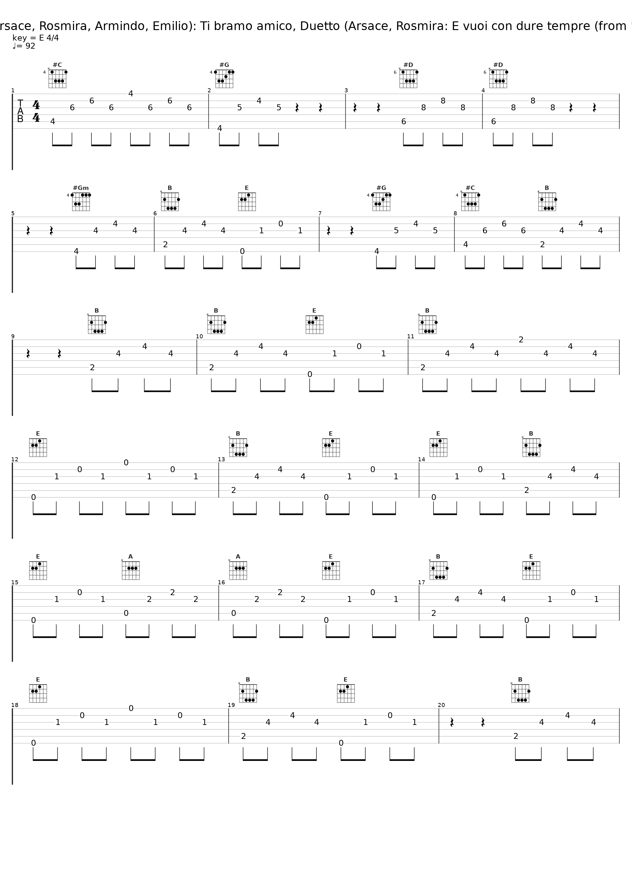 Recitativo (Arsace, Rosmira, Armindo, Emilio): Ti bramo amico, Duetto (Arsace, Rosmira: E vuoi con dure tempre (from "Partenope")_René Jacobs,George Frideric Händel_1