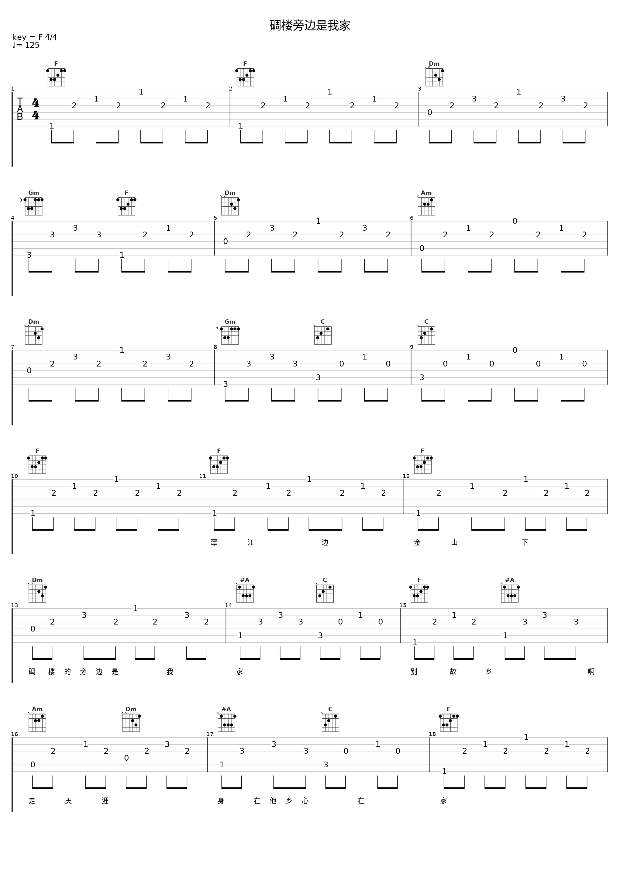 碉楼旁边是我家_佟铁鑫_1