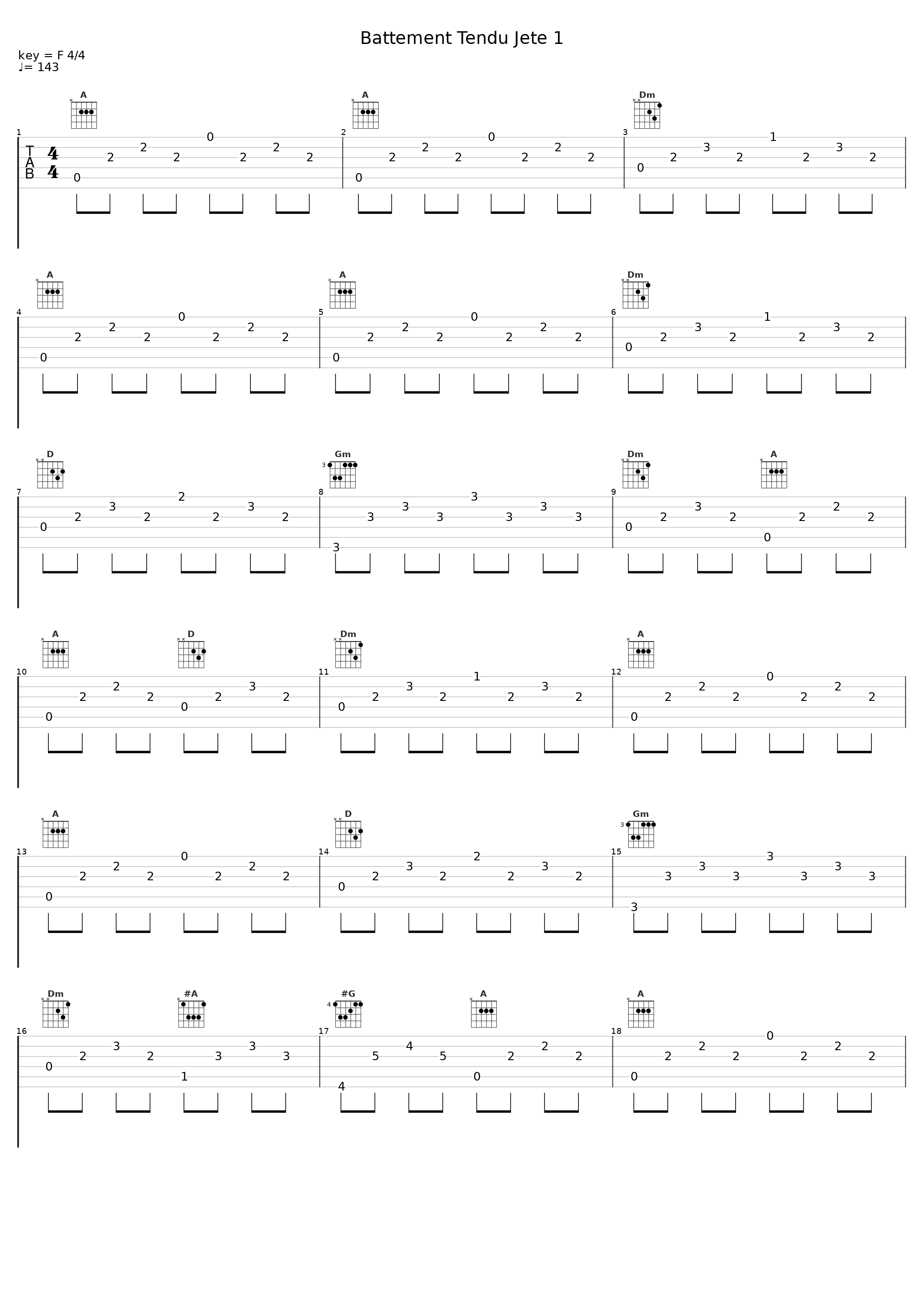 Battement Tendu Jete 1_张康明_1