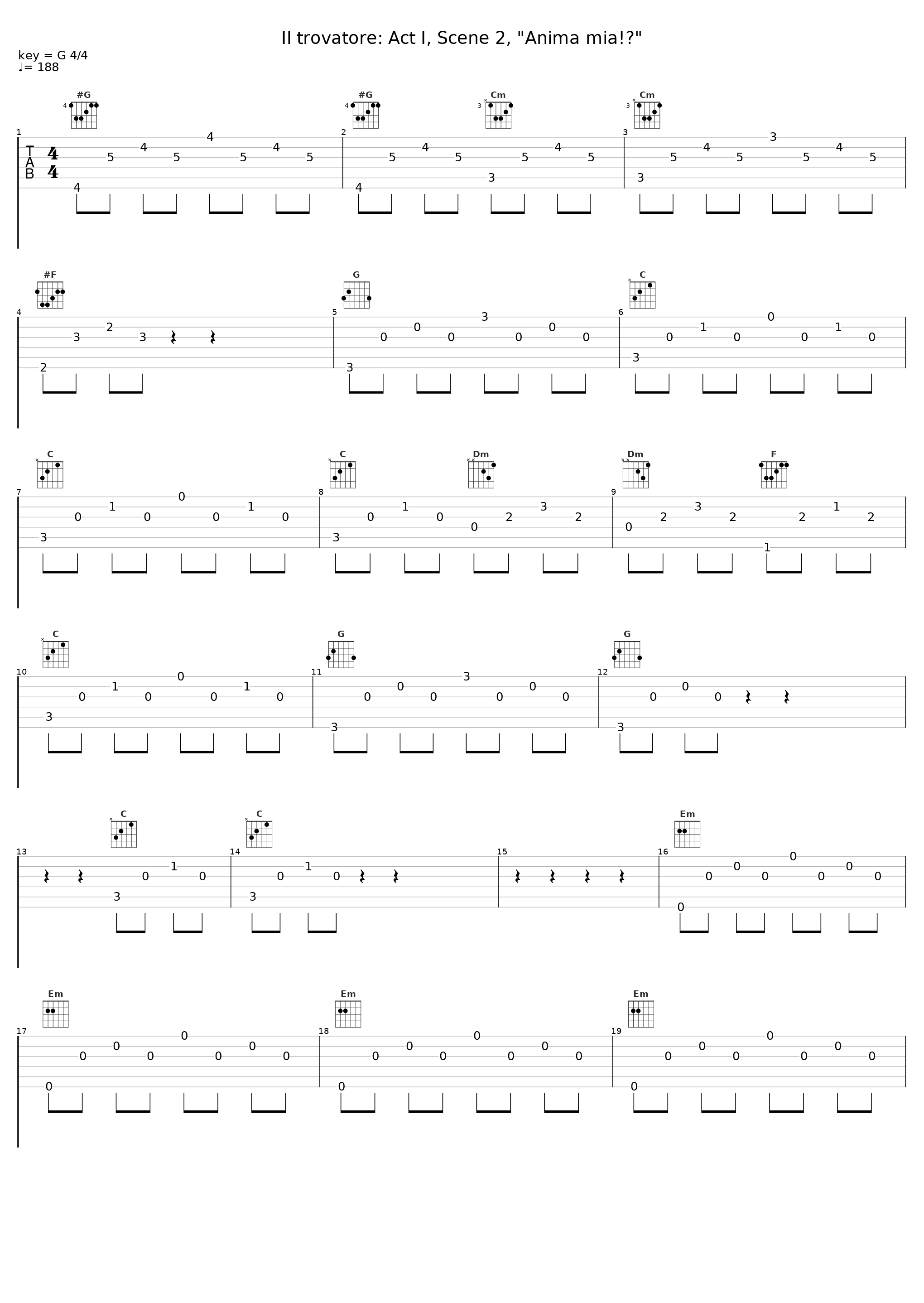 Il trovatore: Act I, Scene 2, "Anima mia!?"_Carlo Bergonzi,Gabriella Tucci,Piero Cappuccilli,Giulietta Simionato,Chorus of La Scala, Milan,Giuseppe Verdi,Gianandrea Gavazzeni,Orchestra of La Scala, Milan_1