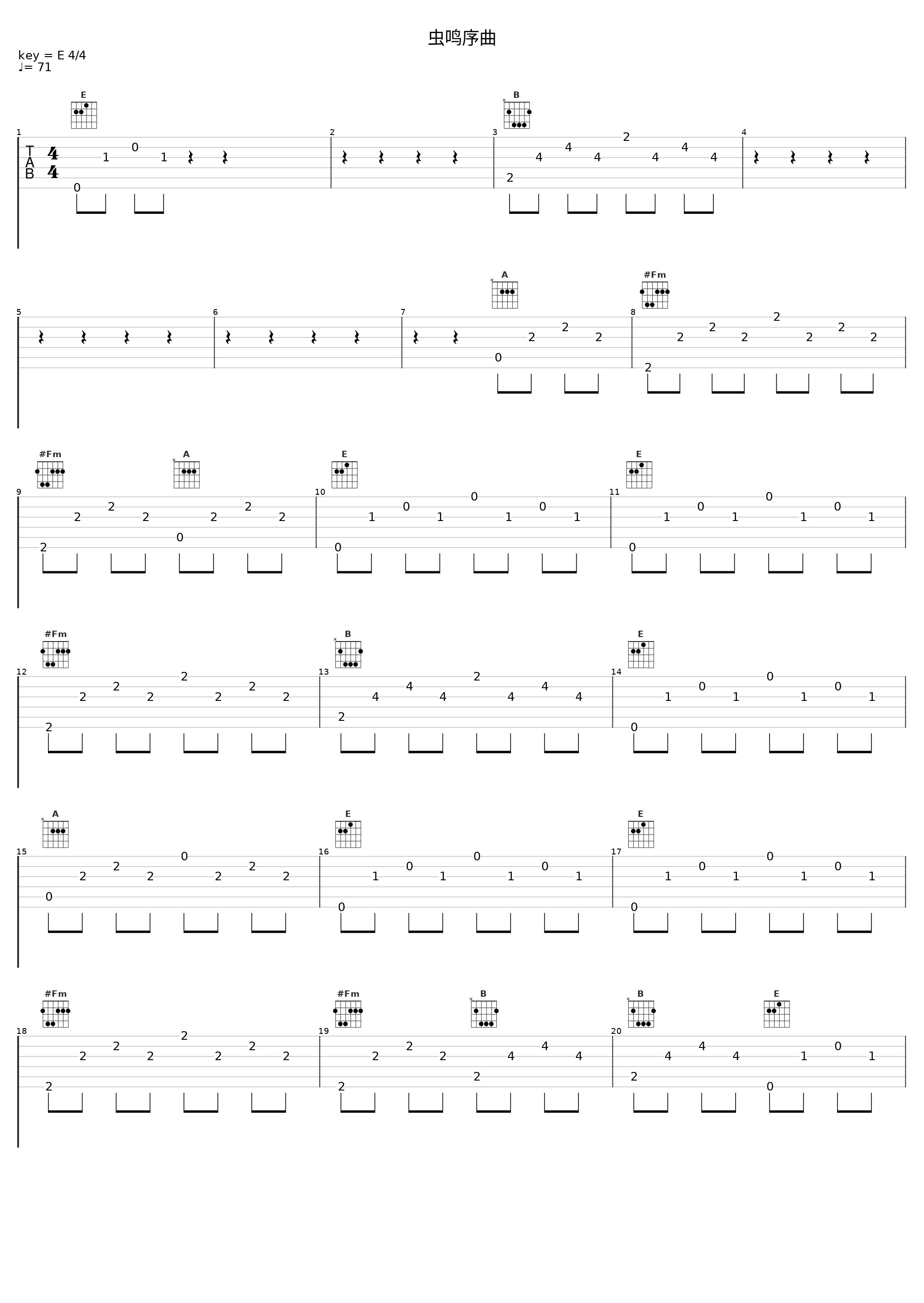 虫鸣序曲_贵族乐团_1