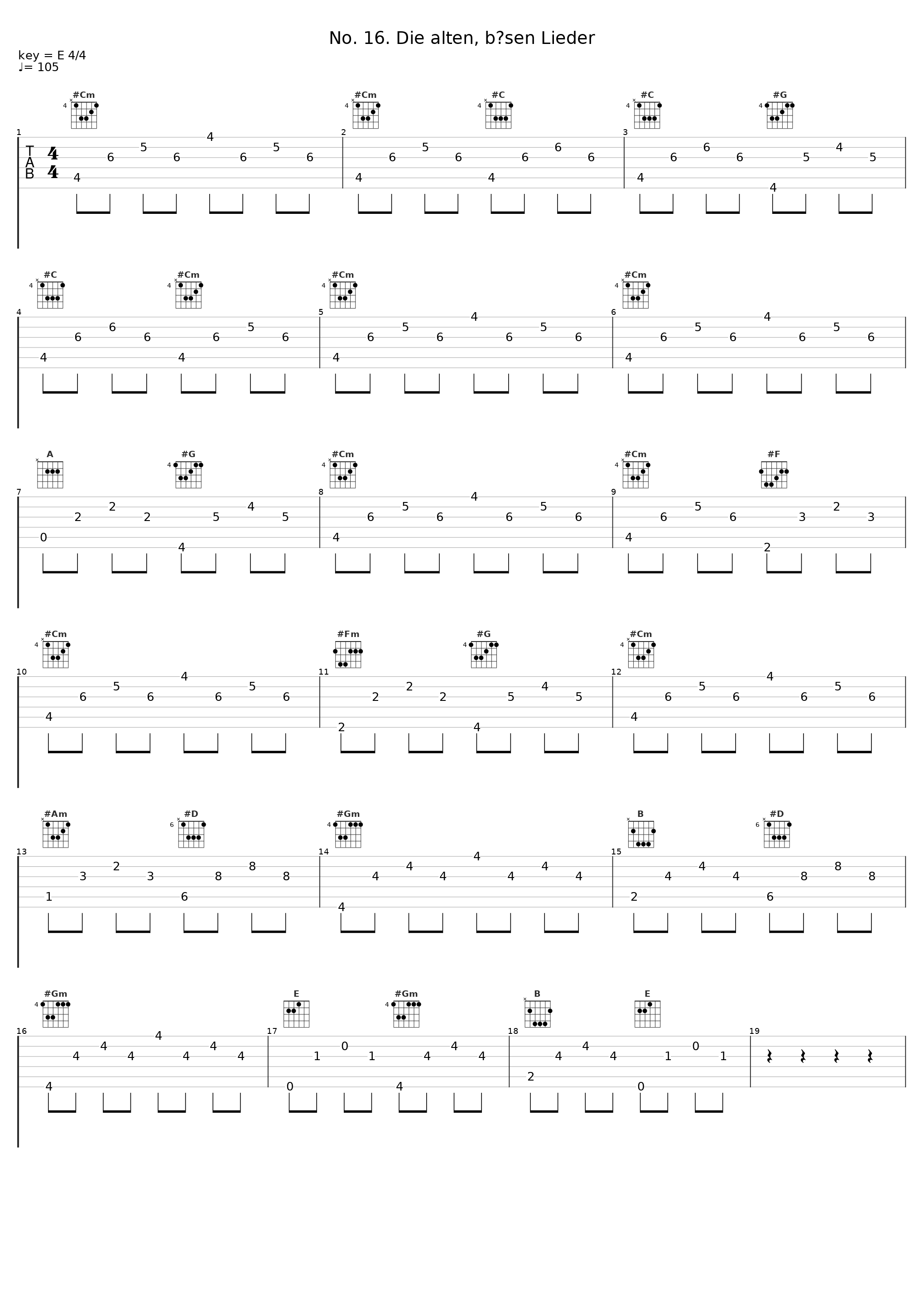 No. 16. Die alten, bösen Lieder_Fritz Wunderlich,Hubert Giesen_1