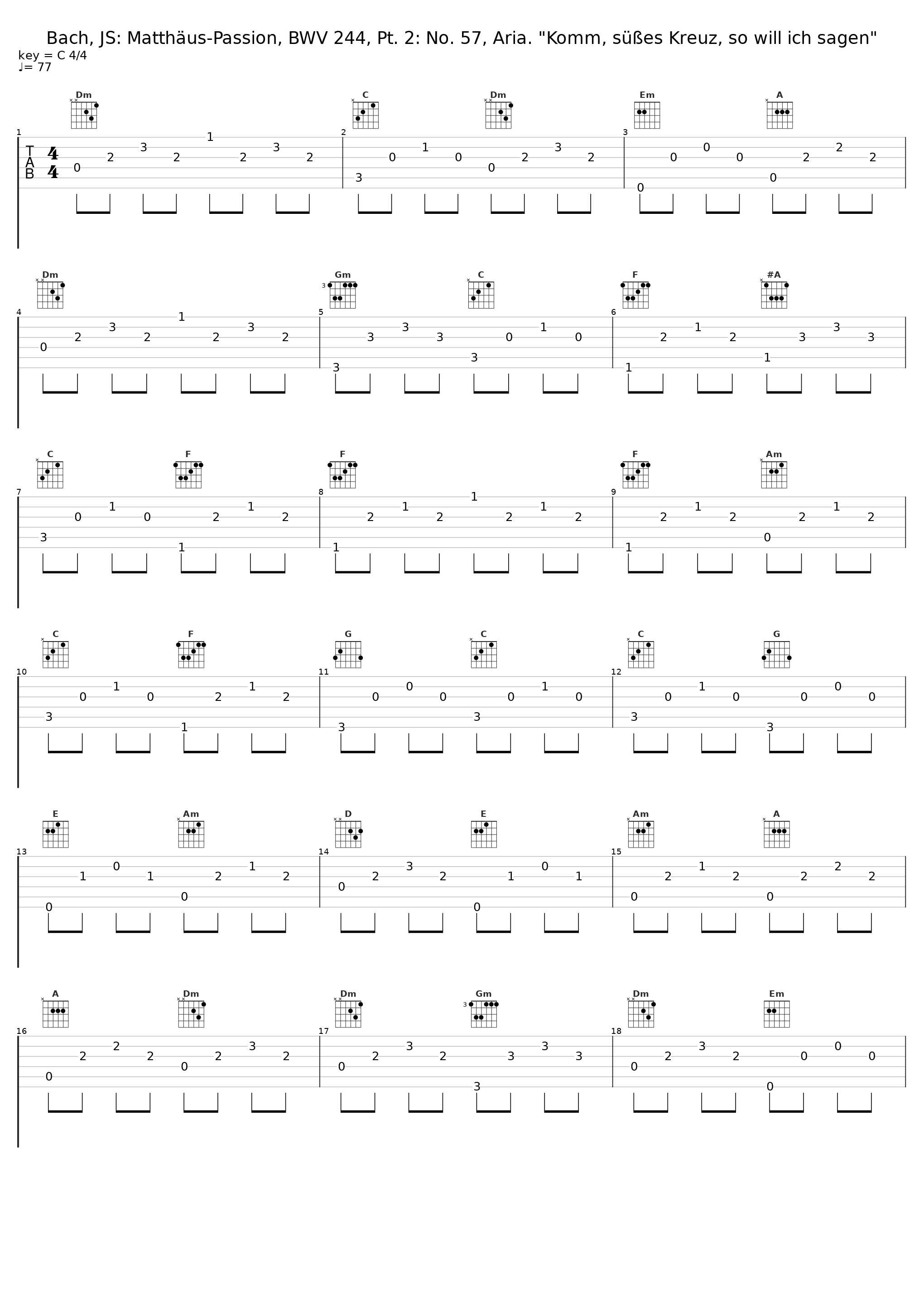 Bach, JS: Matthäus-Passion, BWV 244, Pt. 2: No. 57, Aria. "Komm, süßes Kreuz, so will ich sagen"_Theo Altmeyer,Franz Crass,Teresa Zylis-Gara,Julia Hamari,Nicolai Gedda,Hermann Prey,Hans Sotin,Suddeutscher Madrigalchor,Consortium Musicum,Wolfgang Gonnenwein_1