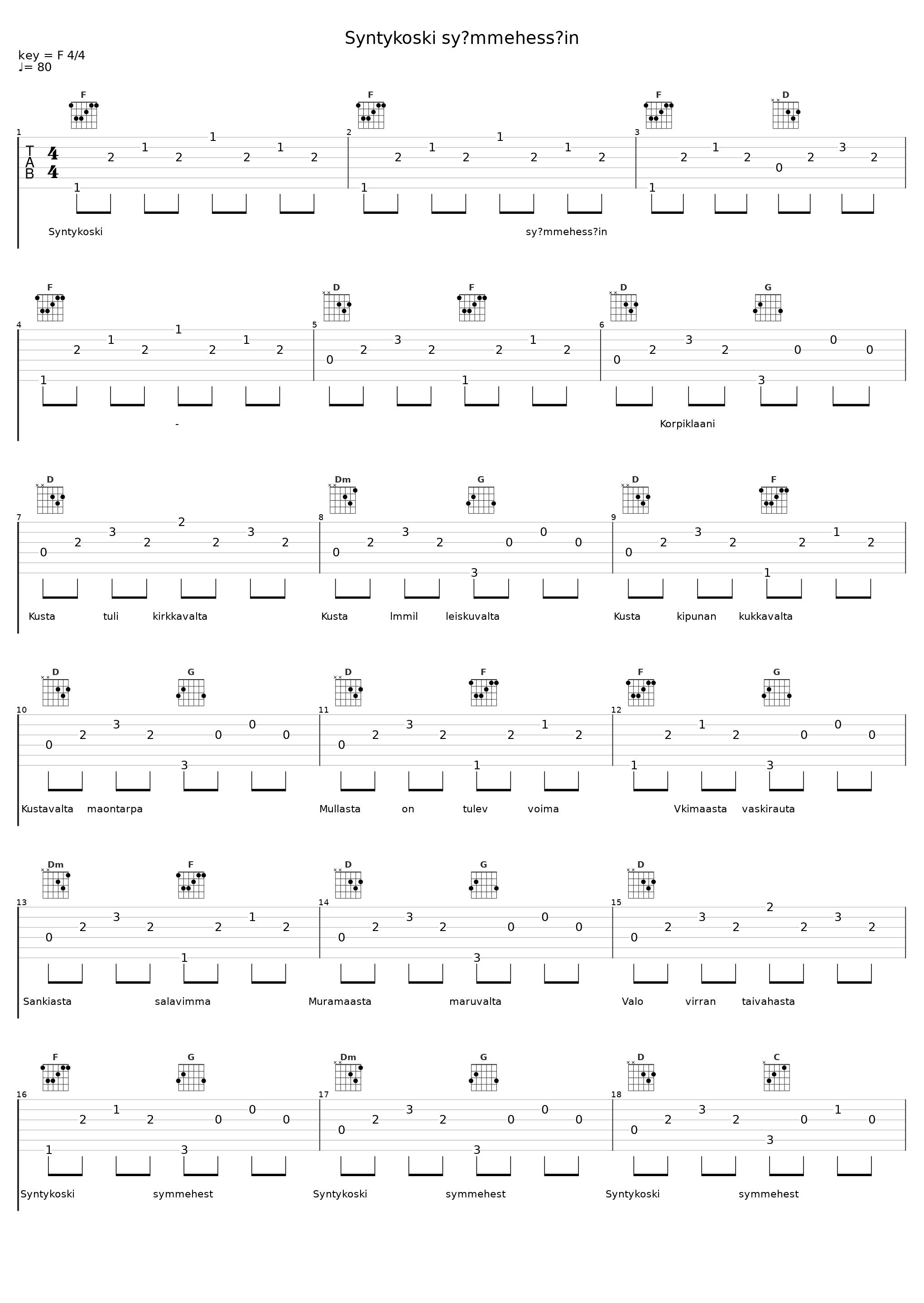 Syntykoski syömmehessäin_Korpiklaani_1