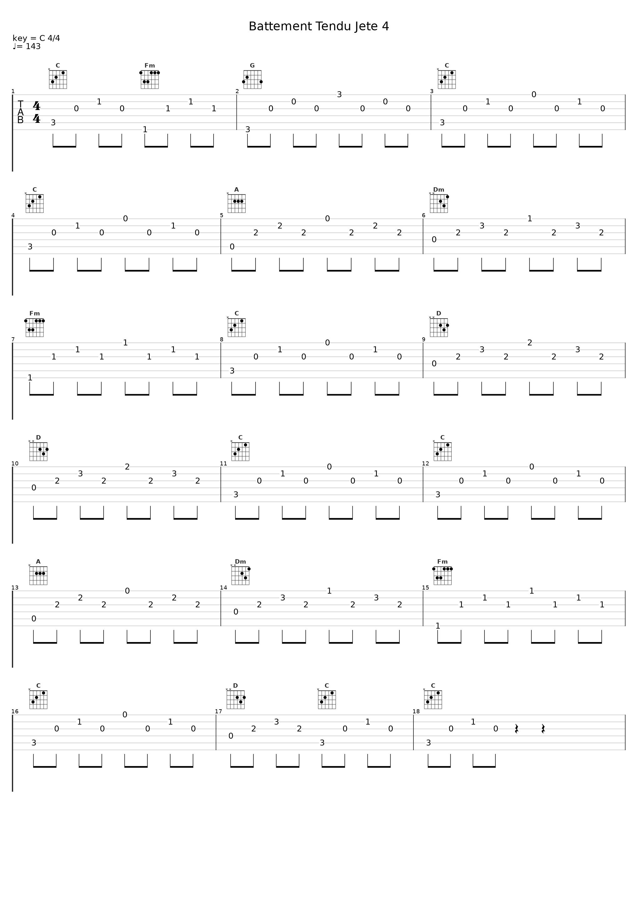 Battement Tendu Jete 4_张康明_1