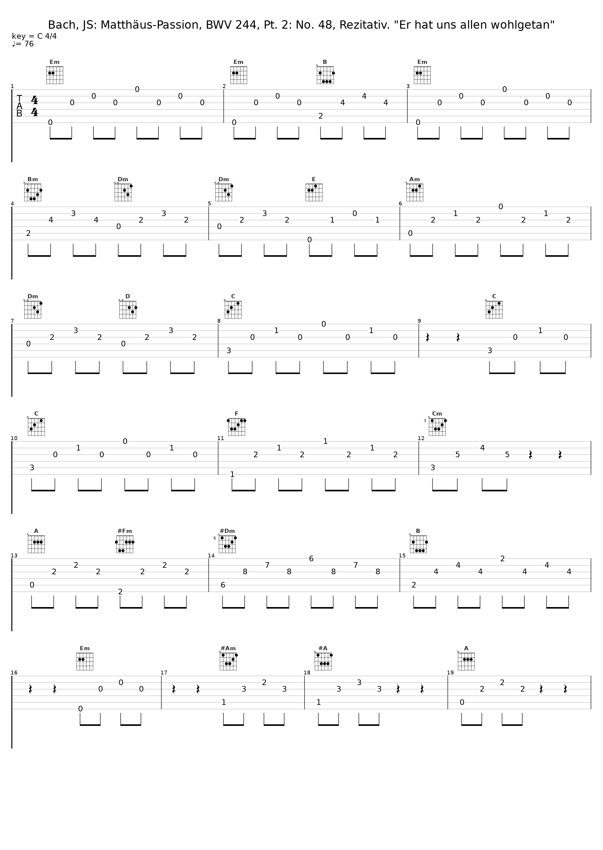 Bach, JS: Matthäus-Passion, BWV 244, Pt. 2: No. 48, Rezitativ. "Er hat uns allen wohlgetan"_Theo Altmeyer,Franz Crass,Teresa Zylis-Gara,Julia Hamari,Nicolai Gedda,Hermann Prey,Hans Sotin,Suddeutscher Madrigalchor,Consortium Musicum,Wolfgang Gonnenwein,Teresa Żylis-Gara_1