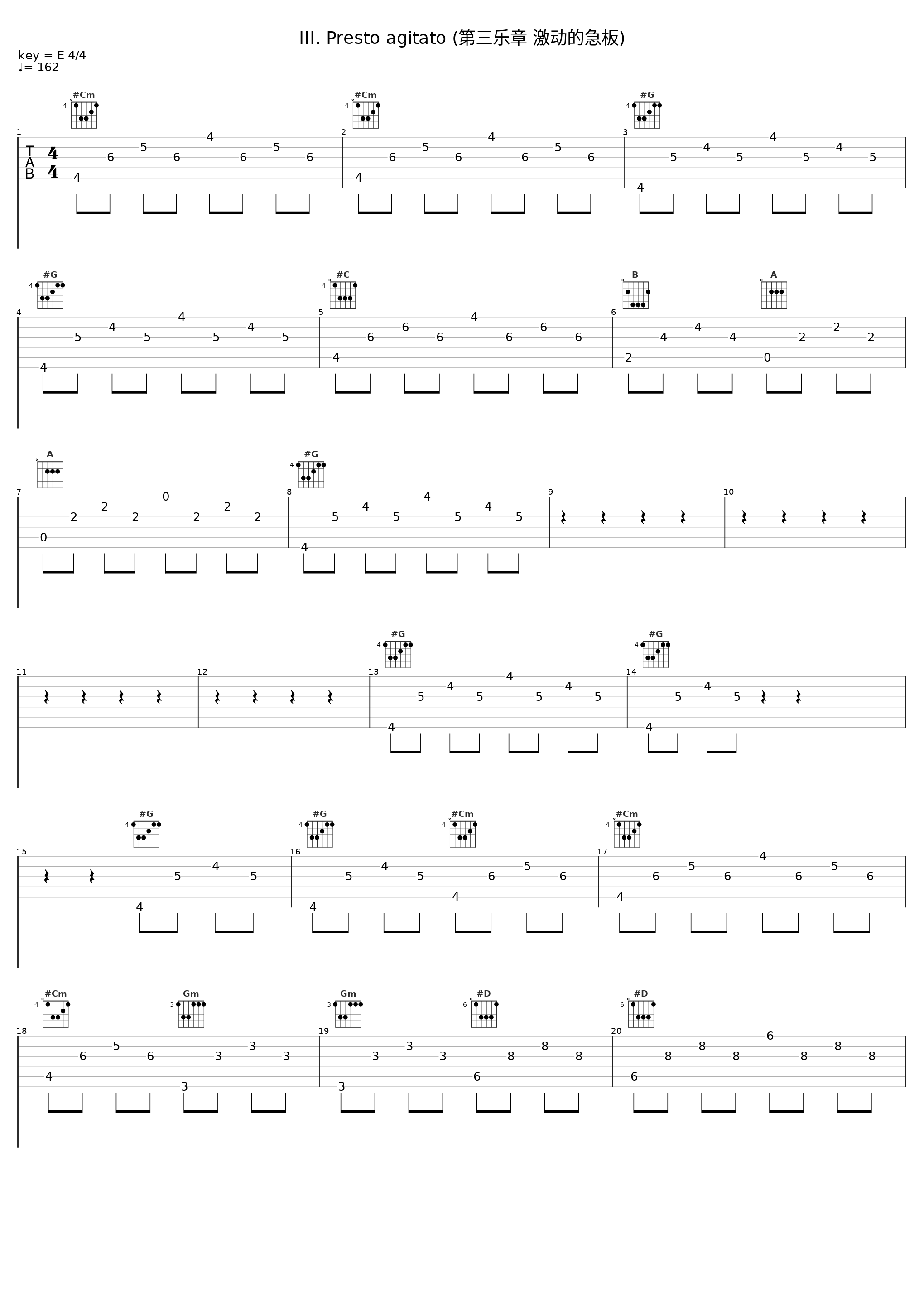 III. Presto agitato (第三乐章 激动的急板)_Vladimir Sofronitzky_1