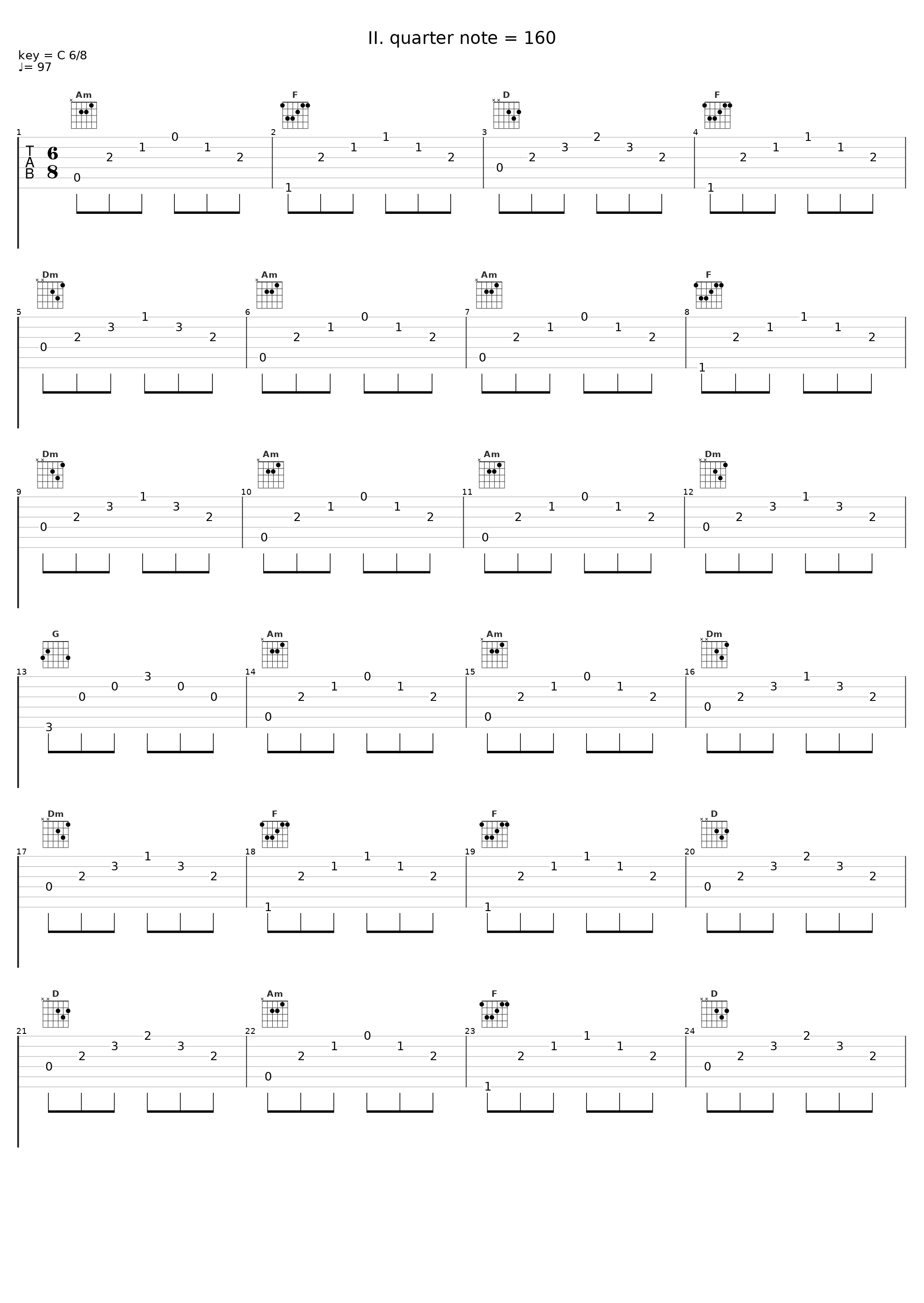 II. quarter note = 160_Clair-Obscur Saxophone Quartet_1