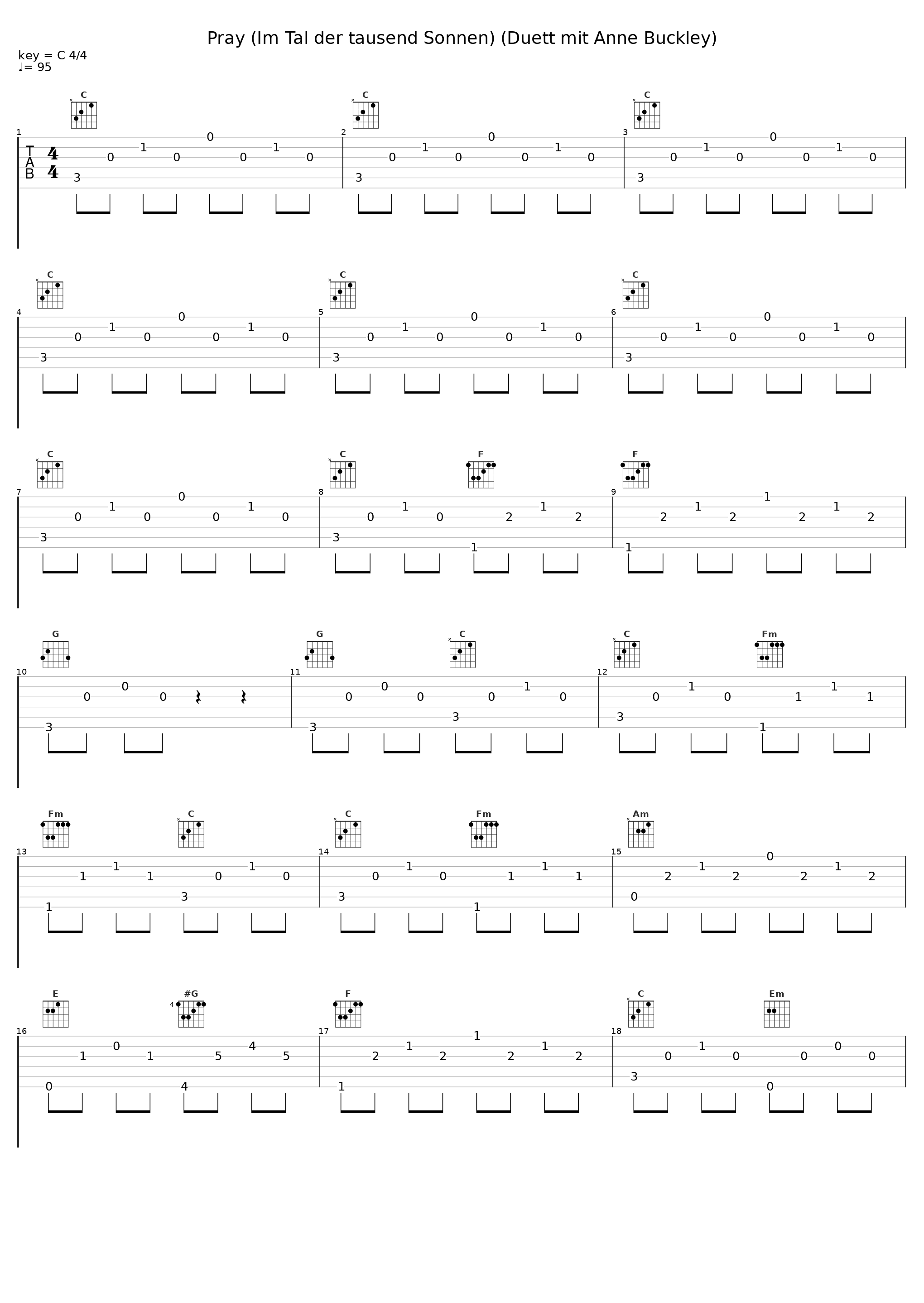 Pray (Im Tal der tausend Sonnen) (Duett mit Anne Buckley)_Roland Kaiser_1