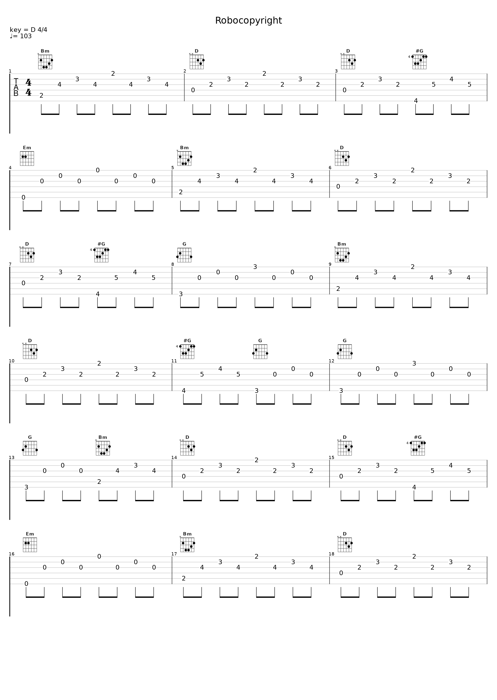 Robocopyright_Sheet Music Boss_1