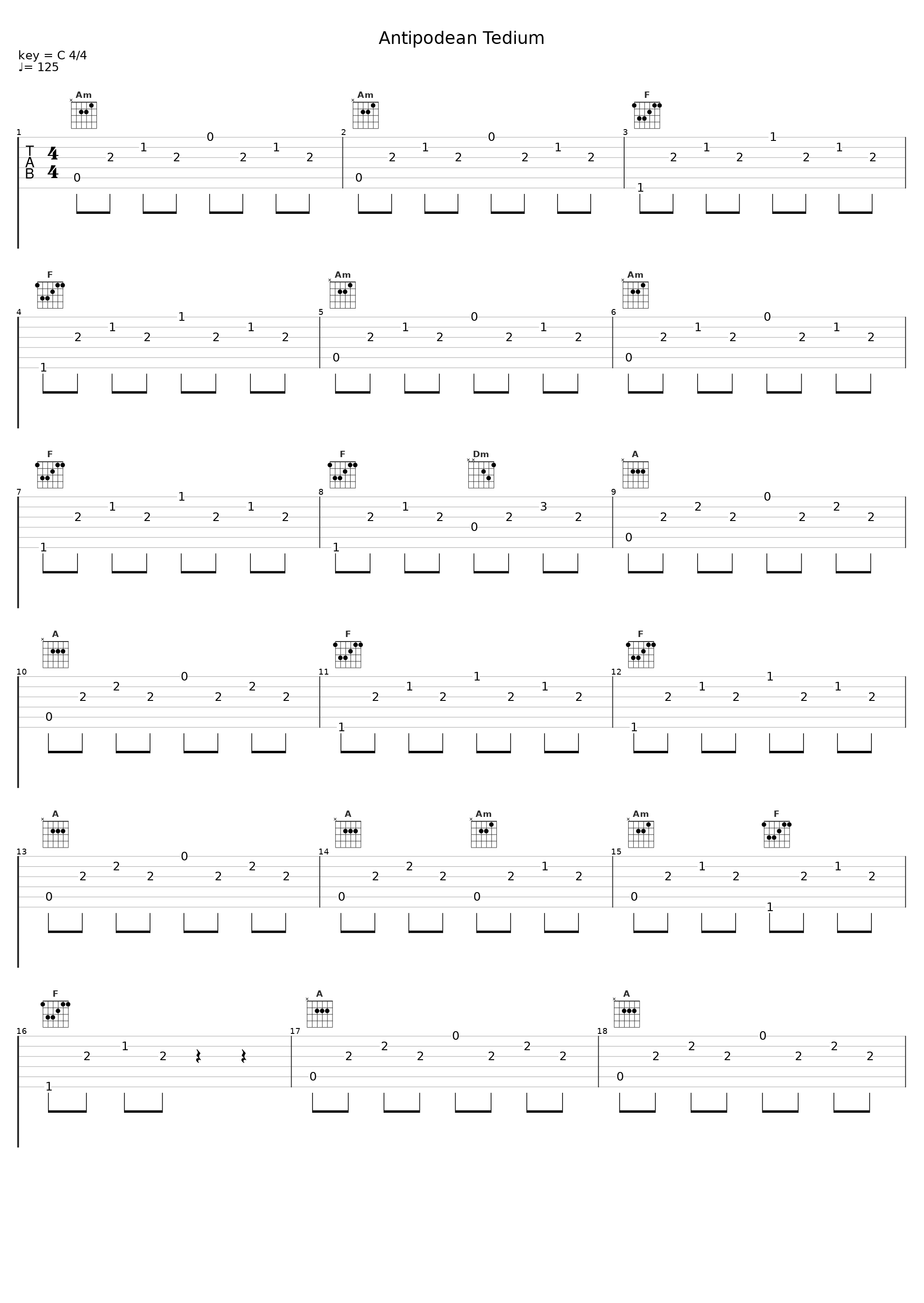 Antipodean Tedium_Linea Aspera_1