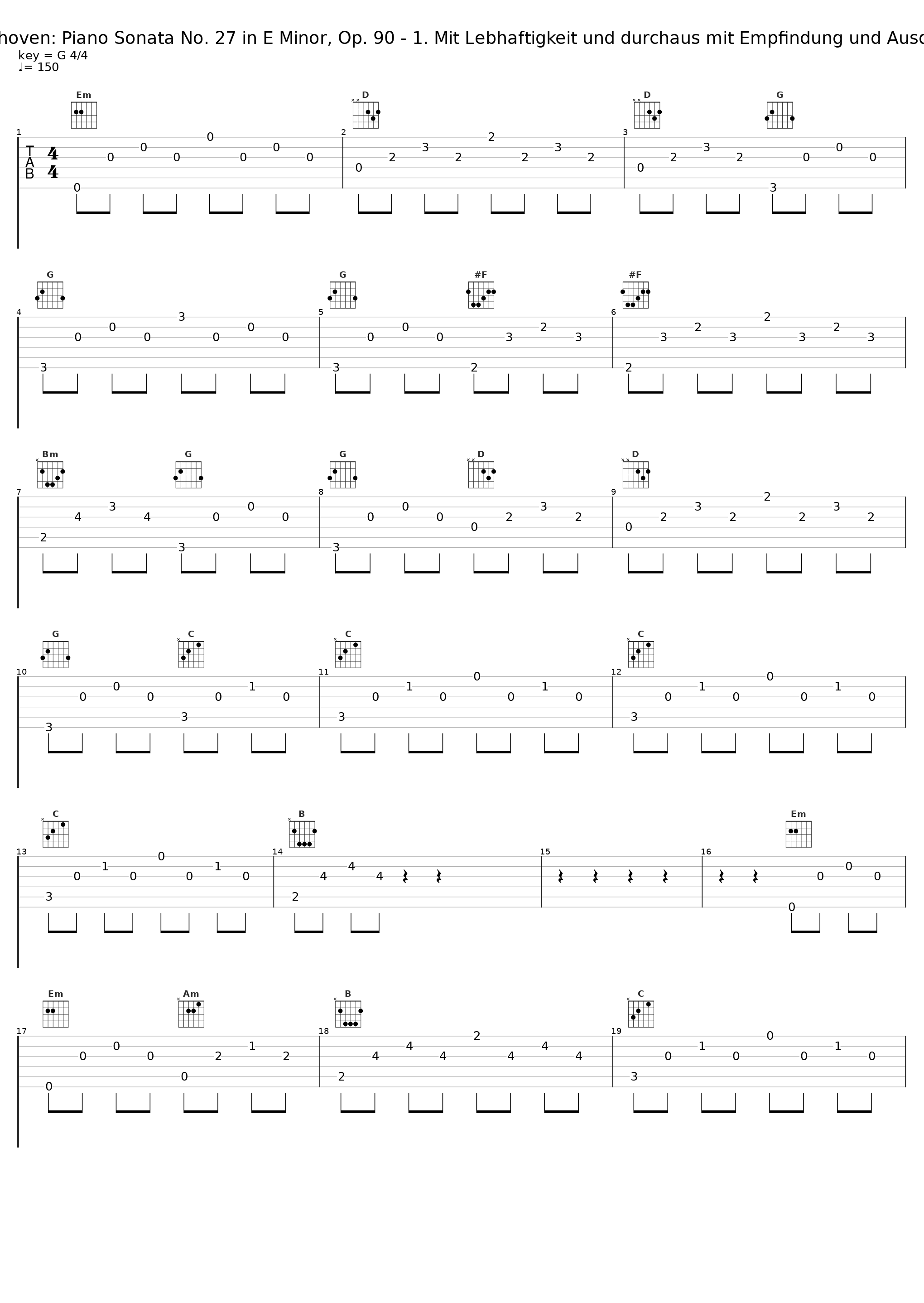 Beethoven: Piano Sonata No. 27 in E Minor, Op. 90 - 1. Mit Lebhaftigkeit und durchaus mit Empfindung und Ausdruck_Emil Gilels_1