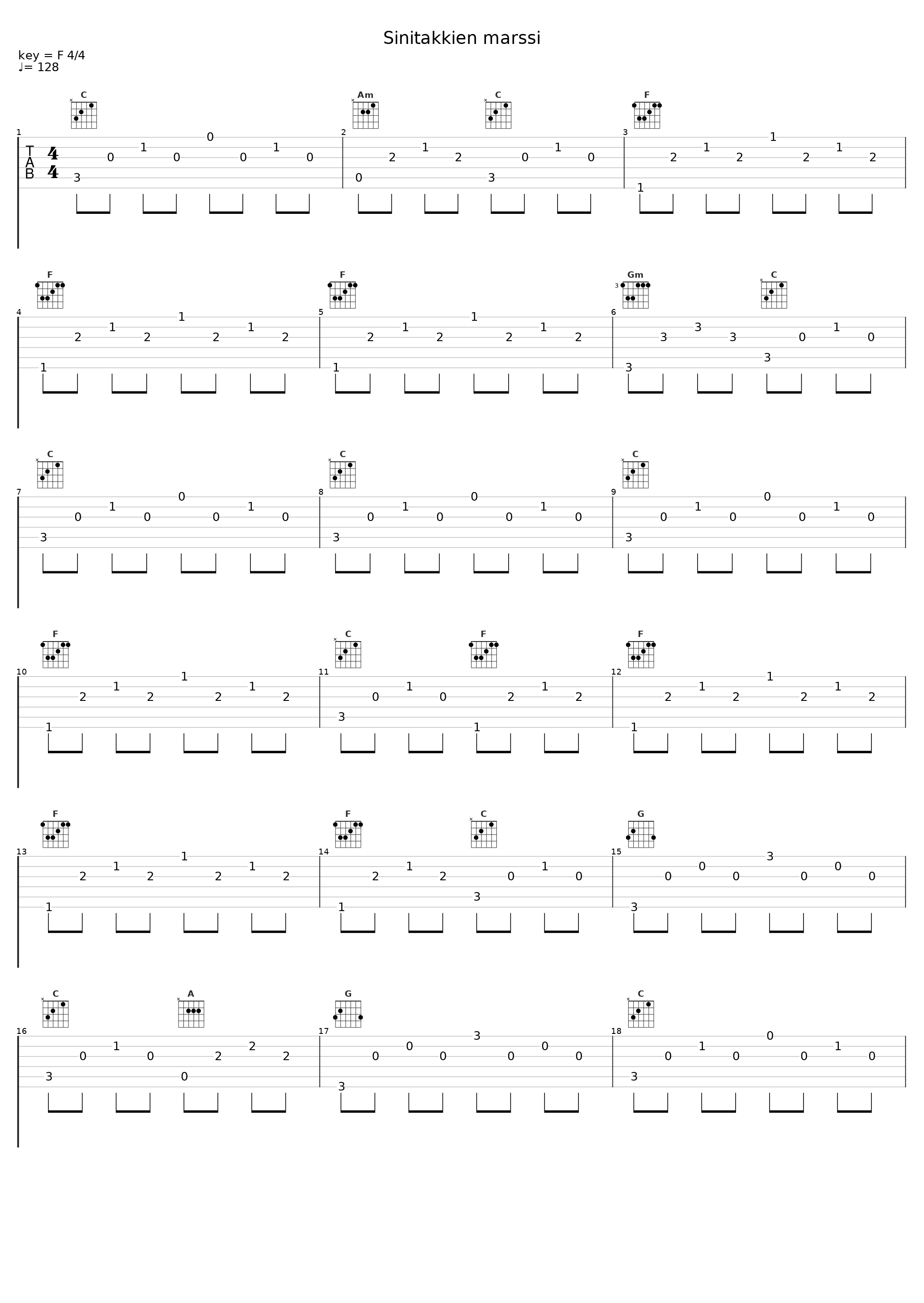 Sinitakkien marssi_Korsuorkesteri_1