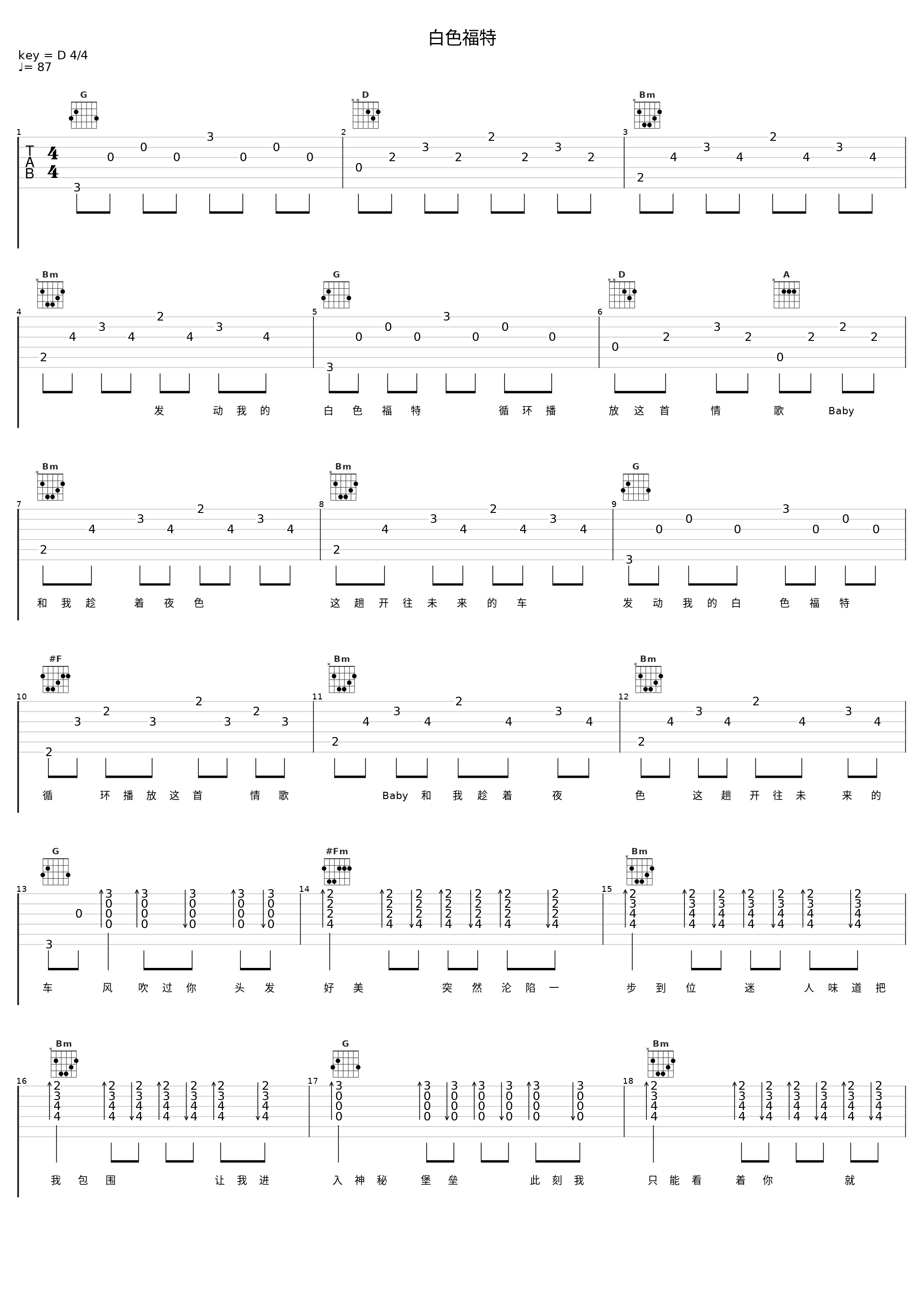 白色福特_Swei水_1