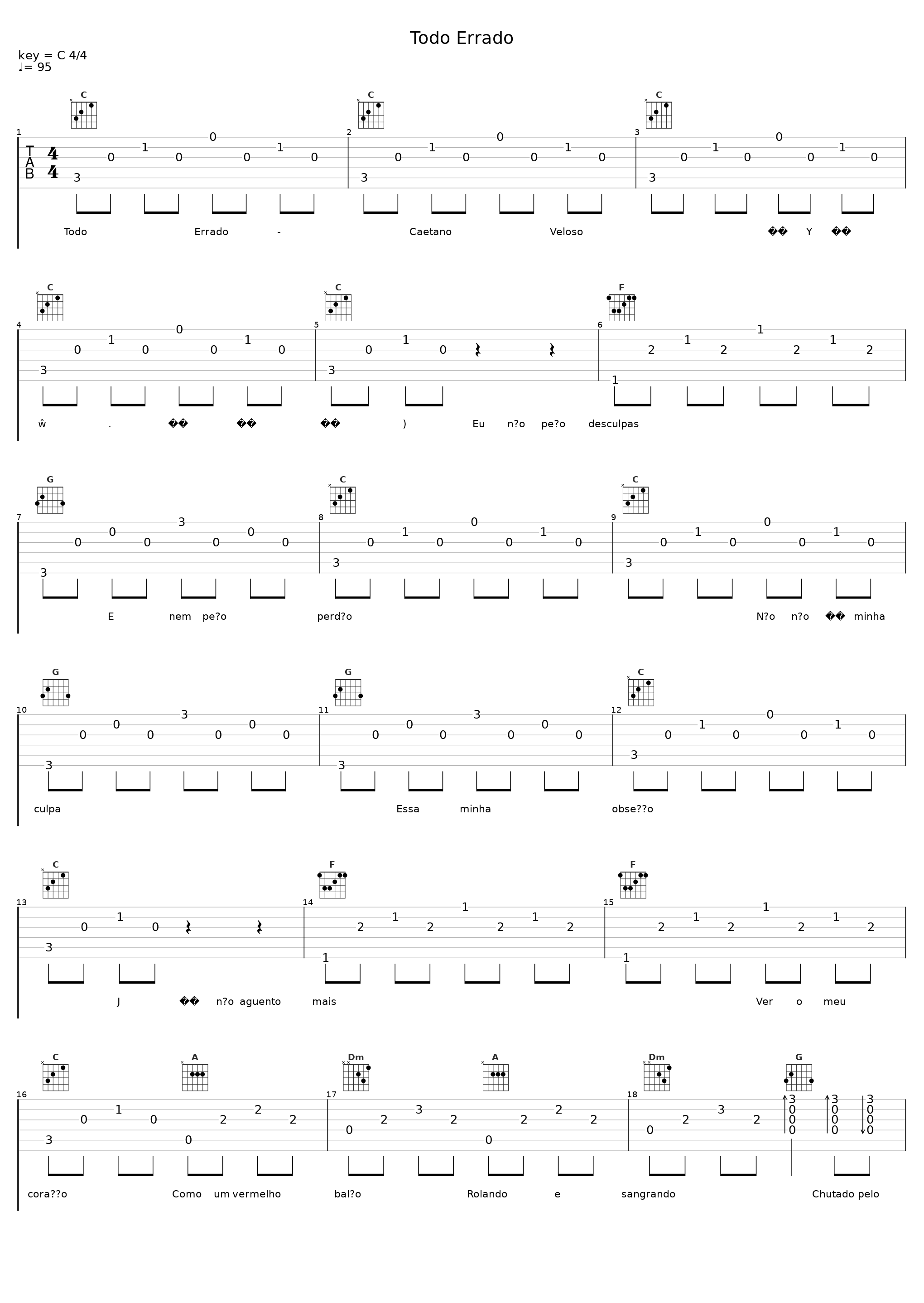 Todo Errado_Caetano Veloso_1
