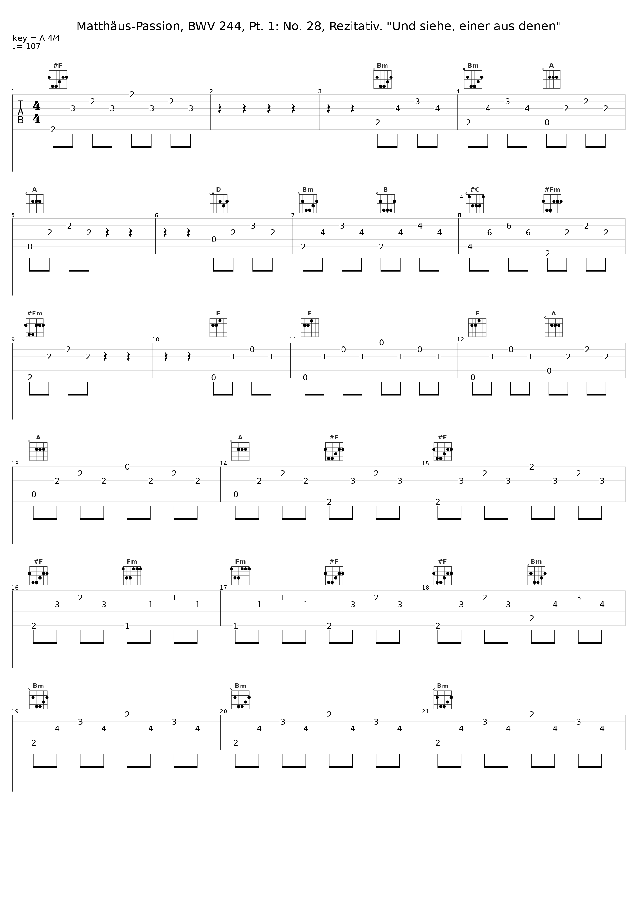 Matthäus-Passion, BWV 244, Pt. 1: No. 28, Rezitativ. "Und siehe, einer aus denen"_Theo Altmeyer,Franz Crass,Teresa Zylis-Gara,Julia Hamari,Nicolai Gedda,Hermann Prey,Hans Sotin,Suddeutscher Madrigalchor,Consortium Classicum,Wolfgang Gonnenwein_1