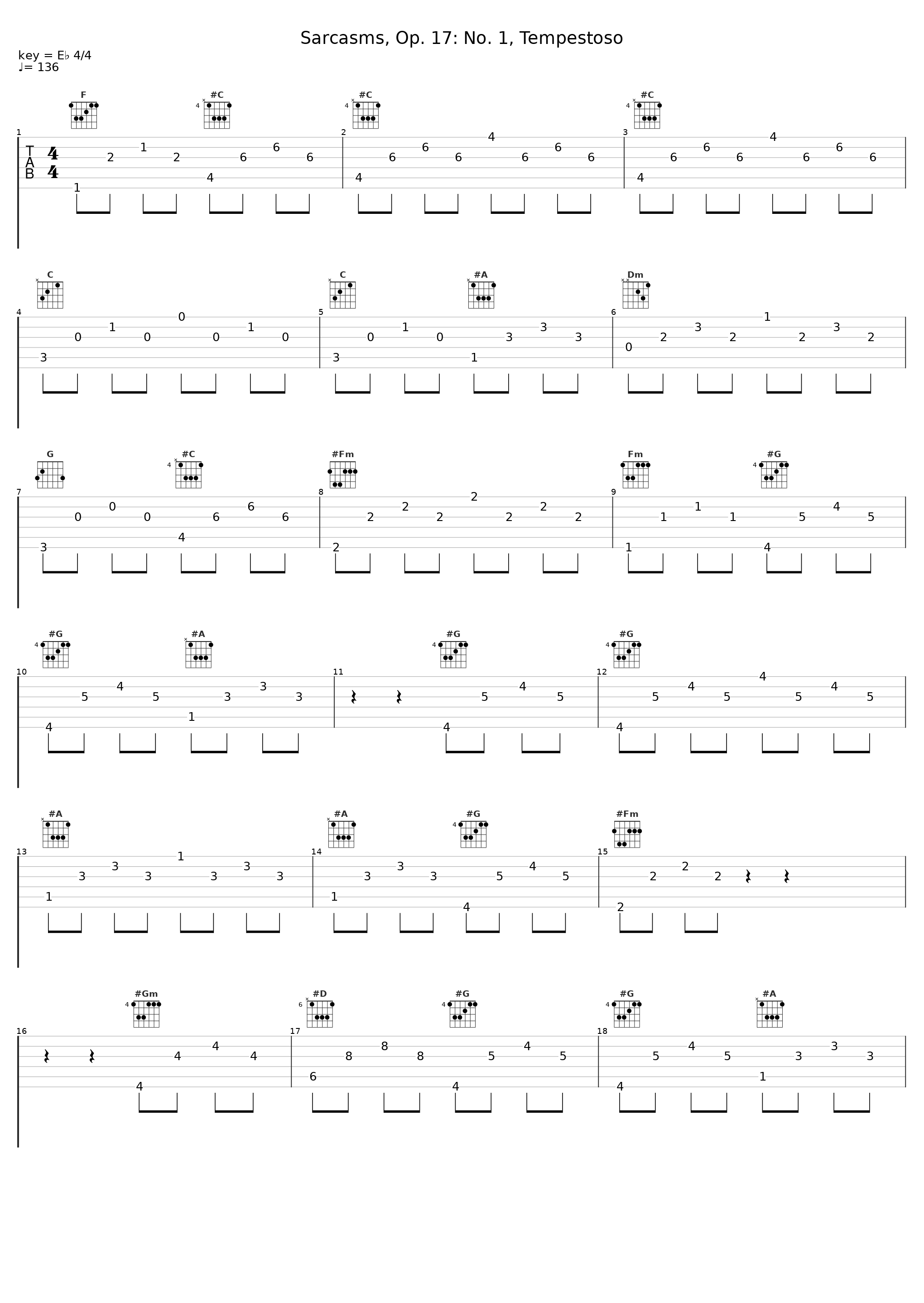 Sarcasms, Op. 17: No. 1, Tempestoso_Evgeni Koroliov_1
