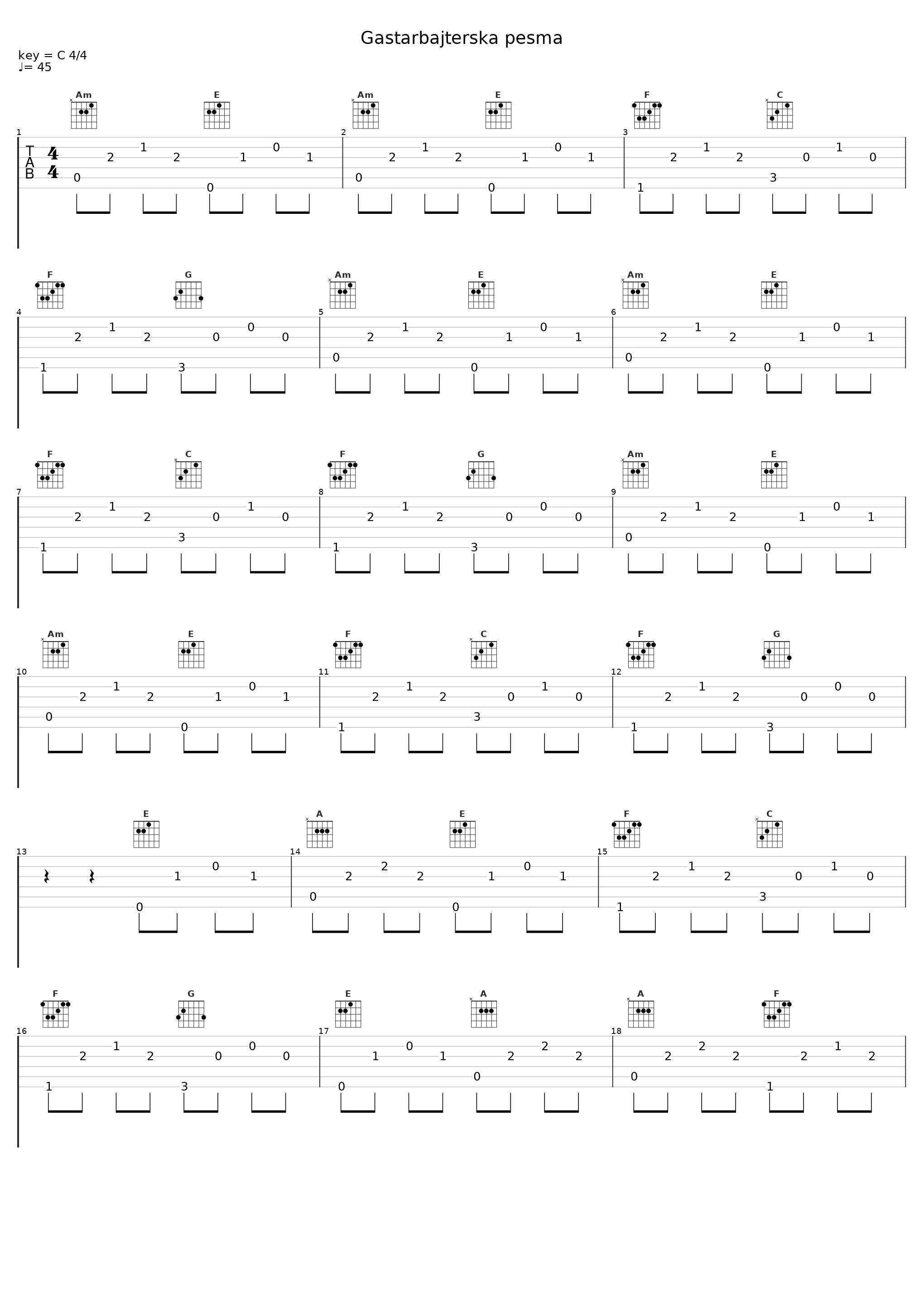 Gastarbajterska pesma_Riblja Corba_1